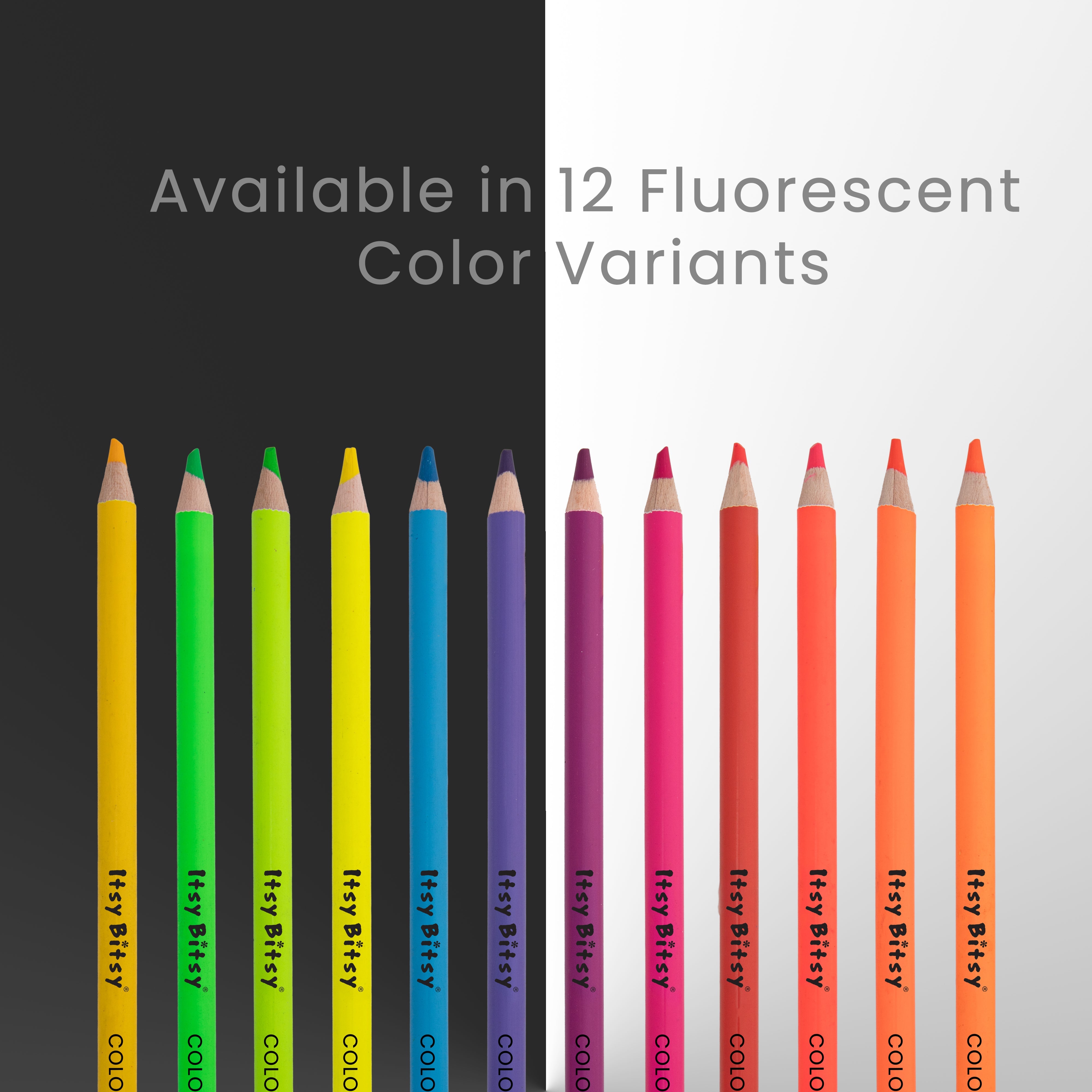 Premium Artist Fluro Colour Pencil 1pc - Neon Leaf Green