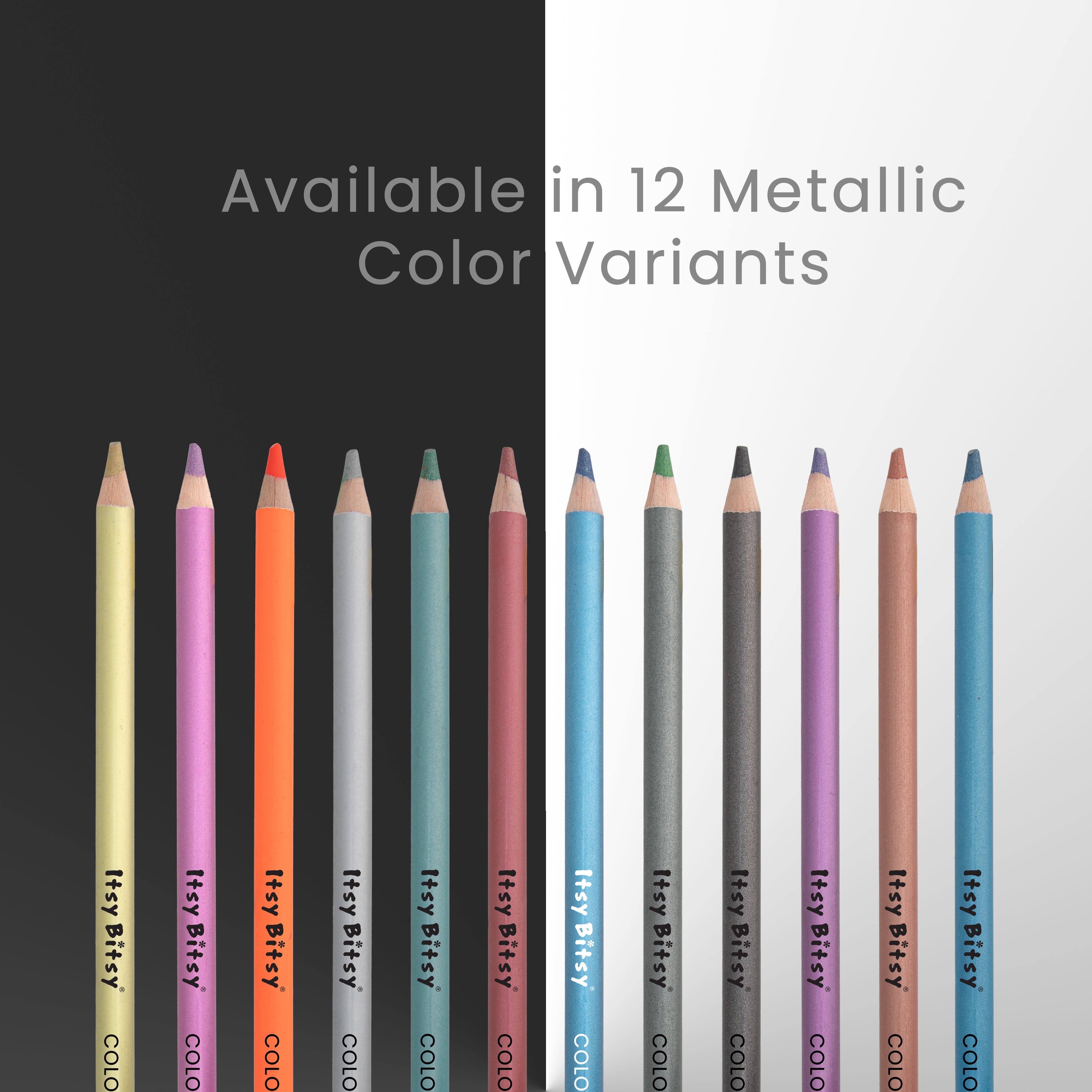 Premium Artist Metallic Colour Pencil 1pc - Metallic Yellow