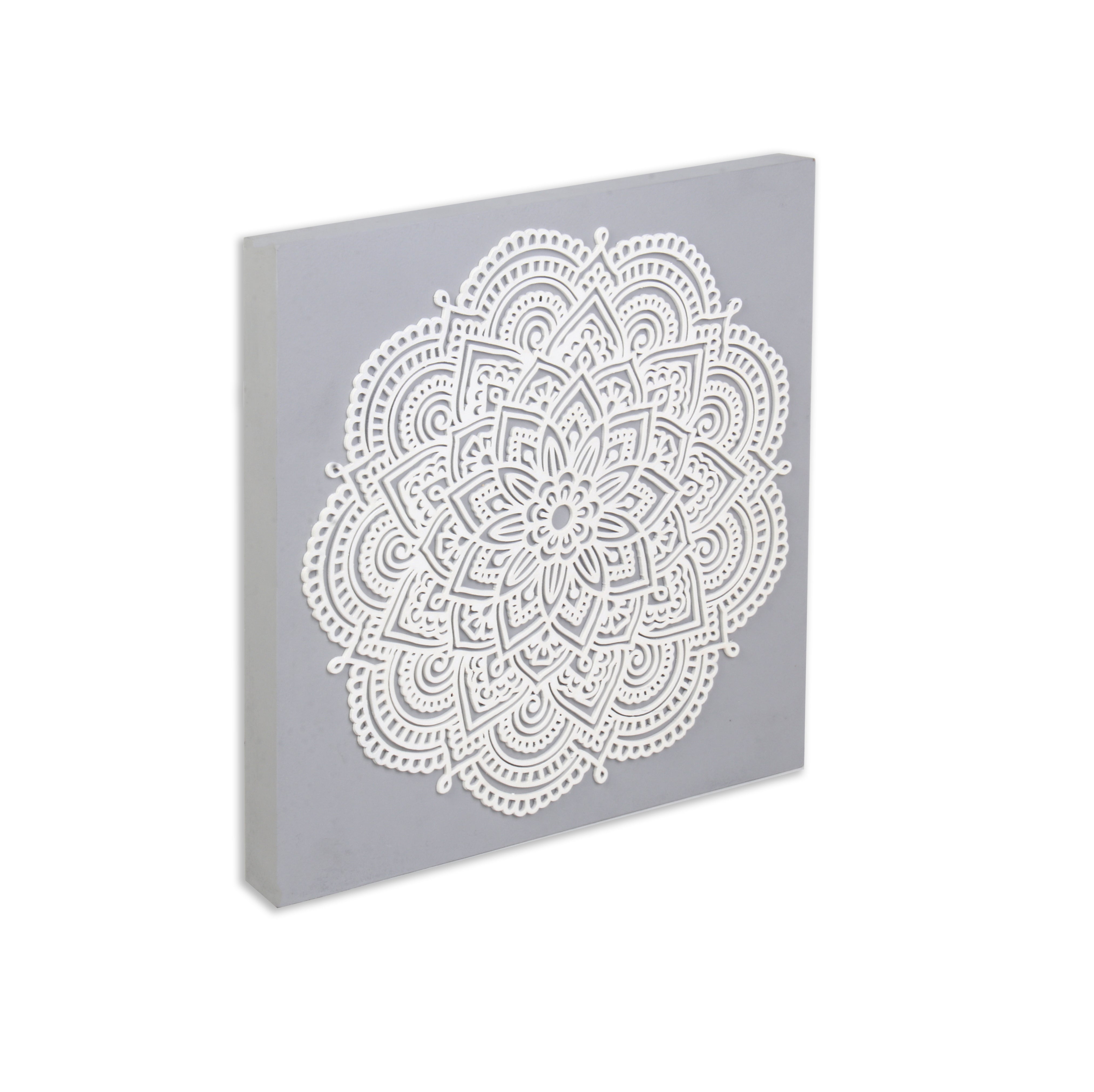 Wall Decor Floral Mandala Approx H12 X L12 X D0.78inch 1pc