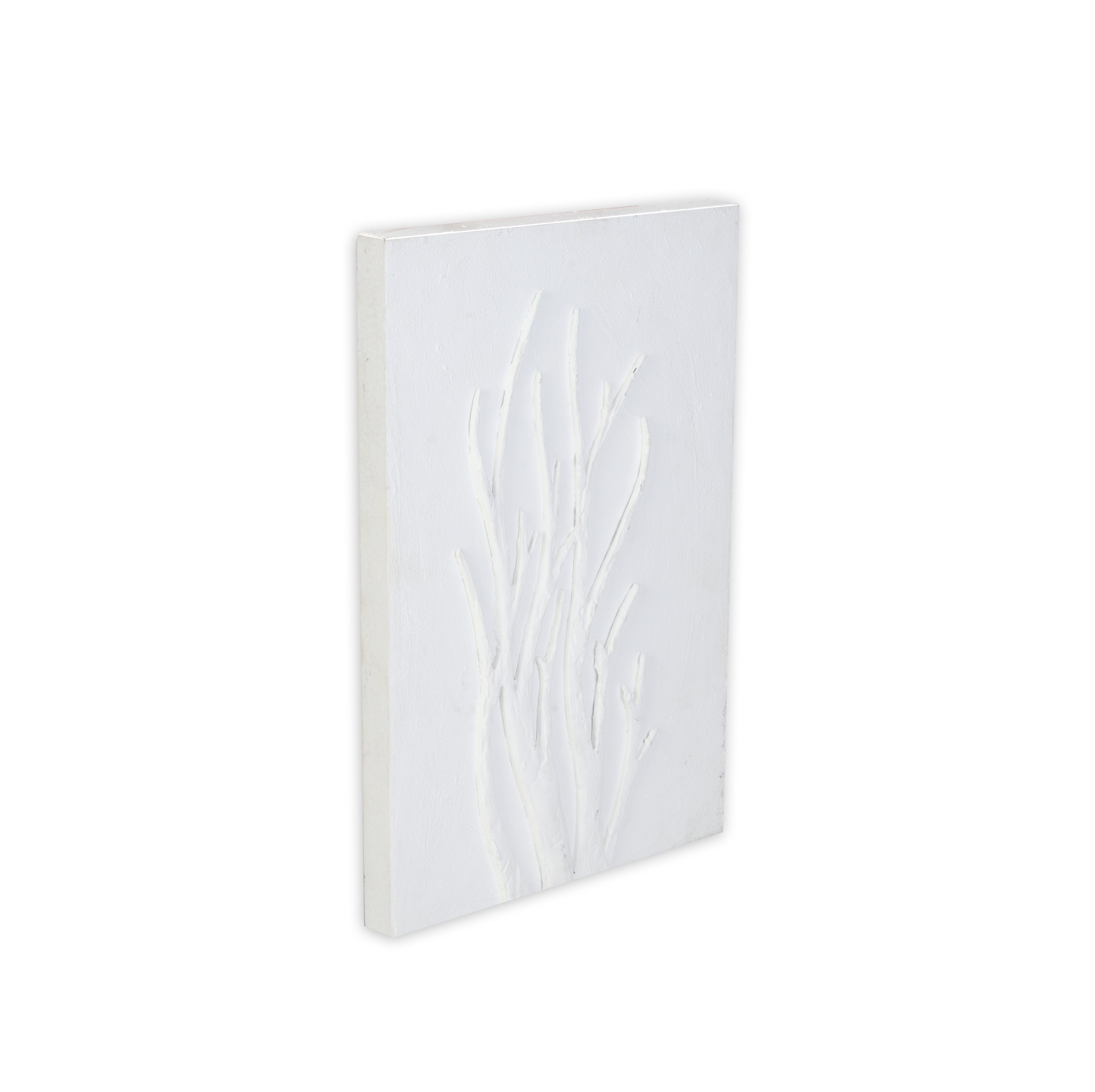 Wall Decor Sculpture Painting Winter Tree Art Approx H24 X L12 X D0.78inch 1pc