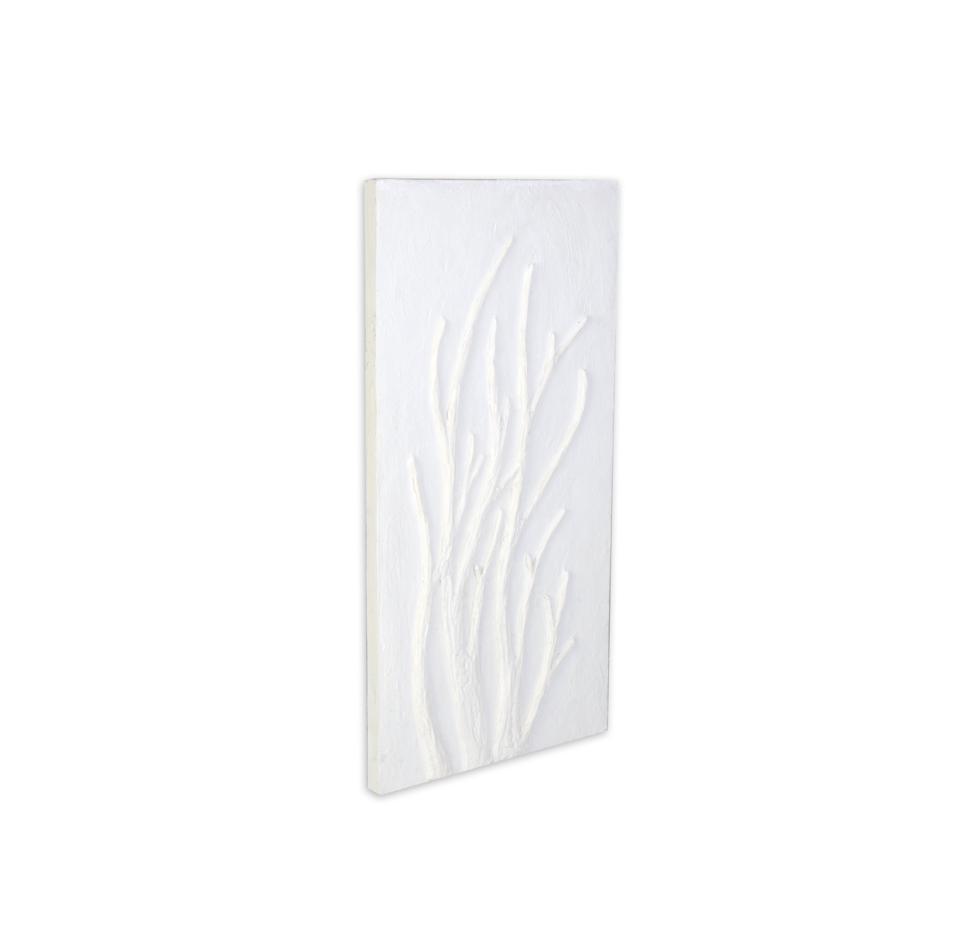 Wall Decor Sculpture Painting Winter Tree Art Approx H12 X L8 X D0.78inch 1pc