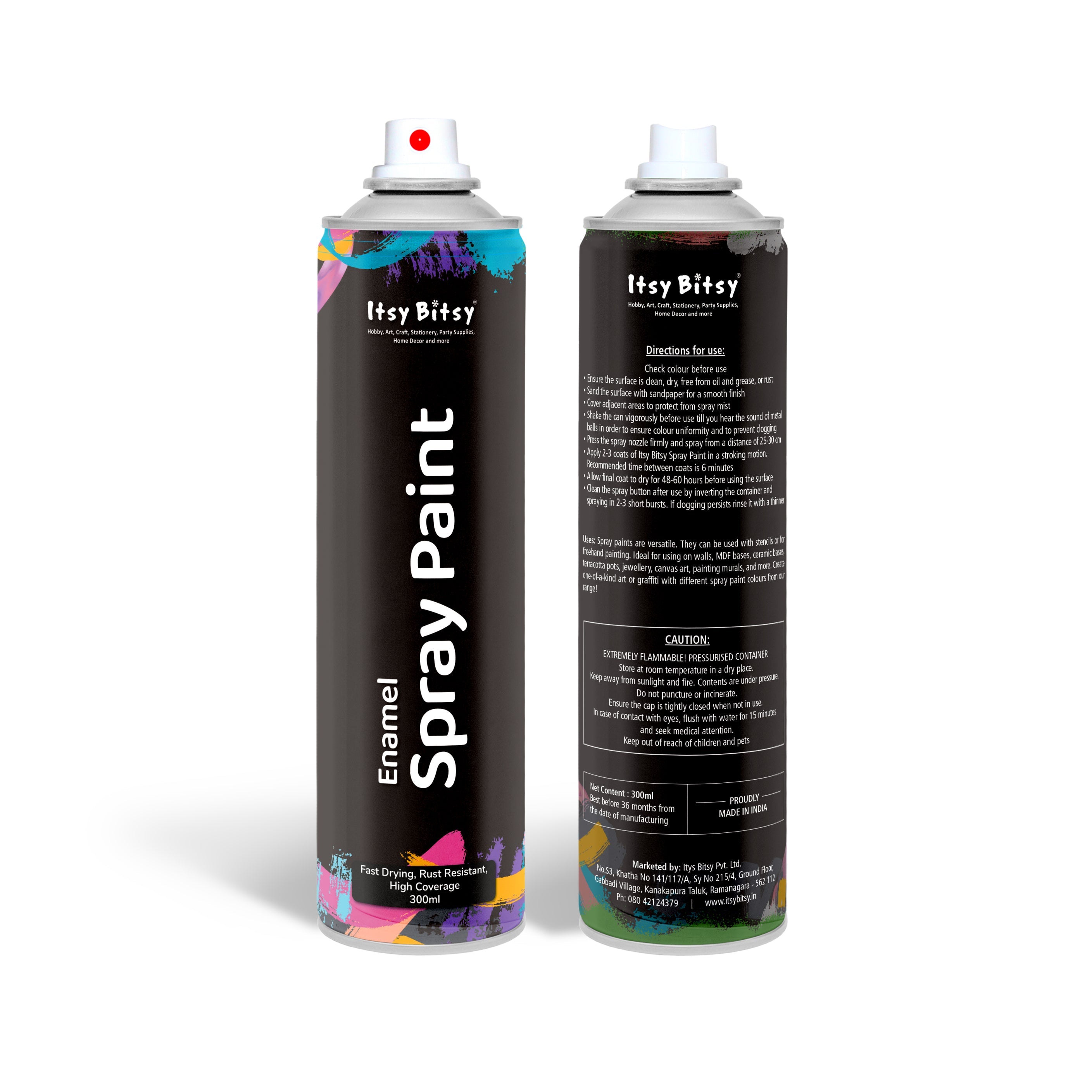 Spray Paint Metallic Gold 300ml
