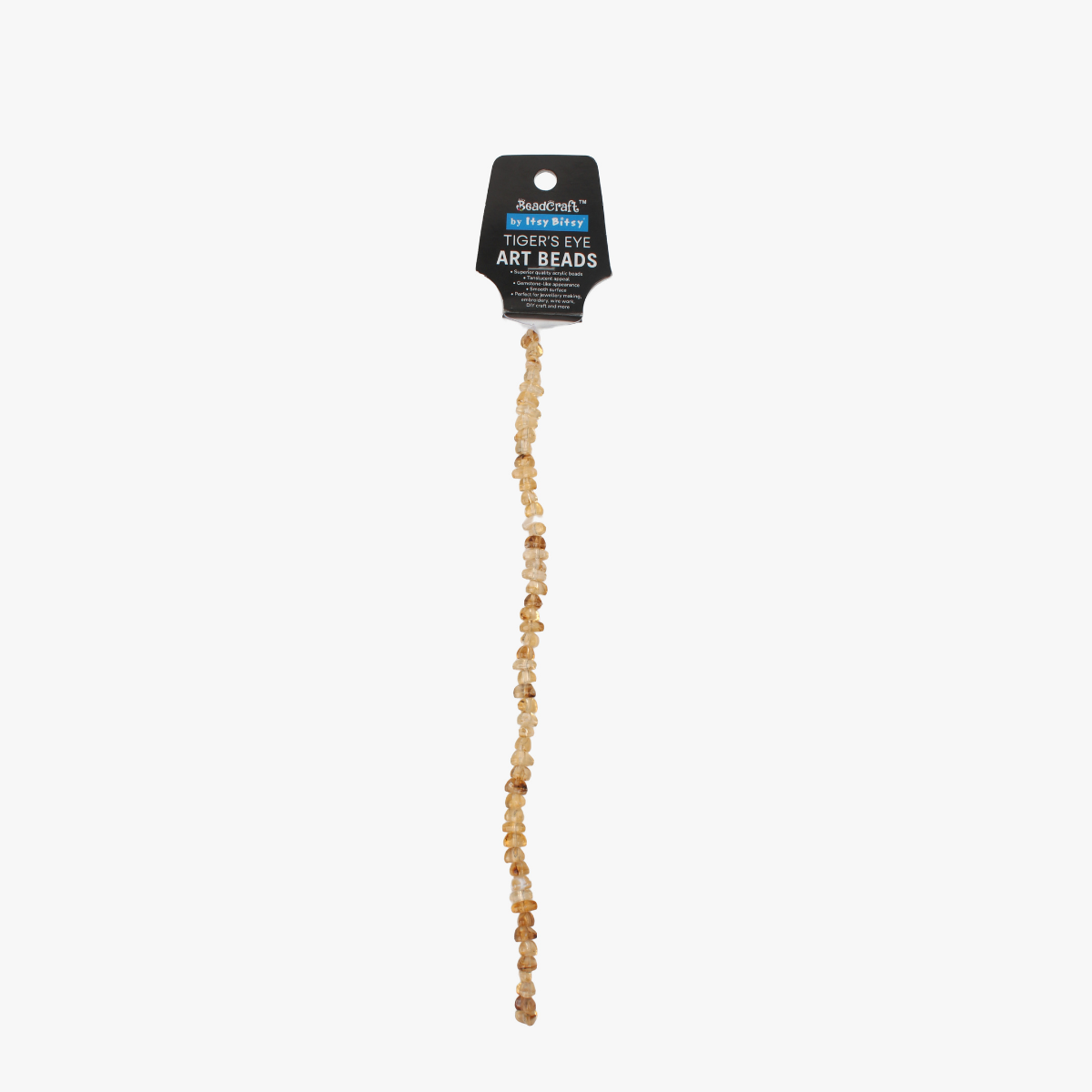 Tiger'S Eye Art Beads 6/8mm 54 Beads 1 String