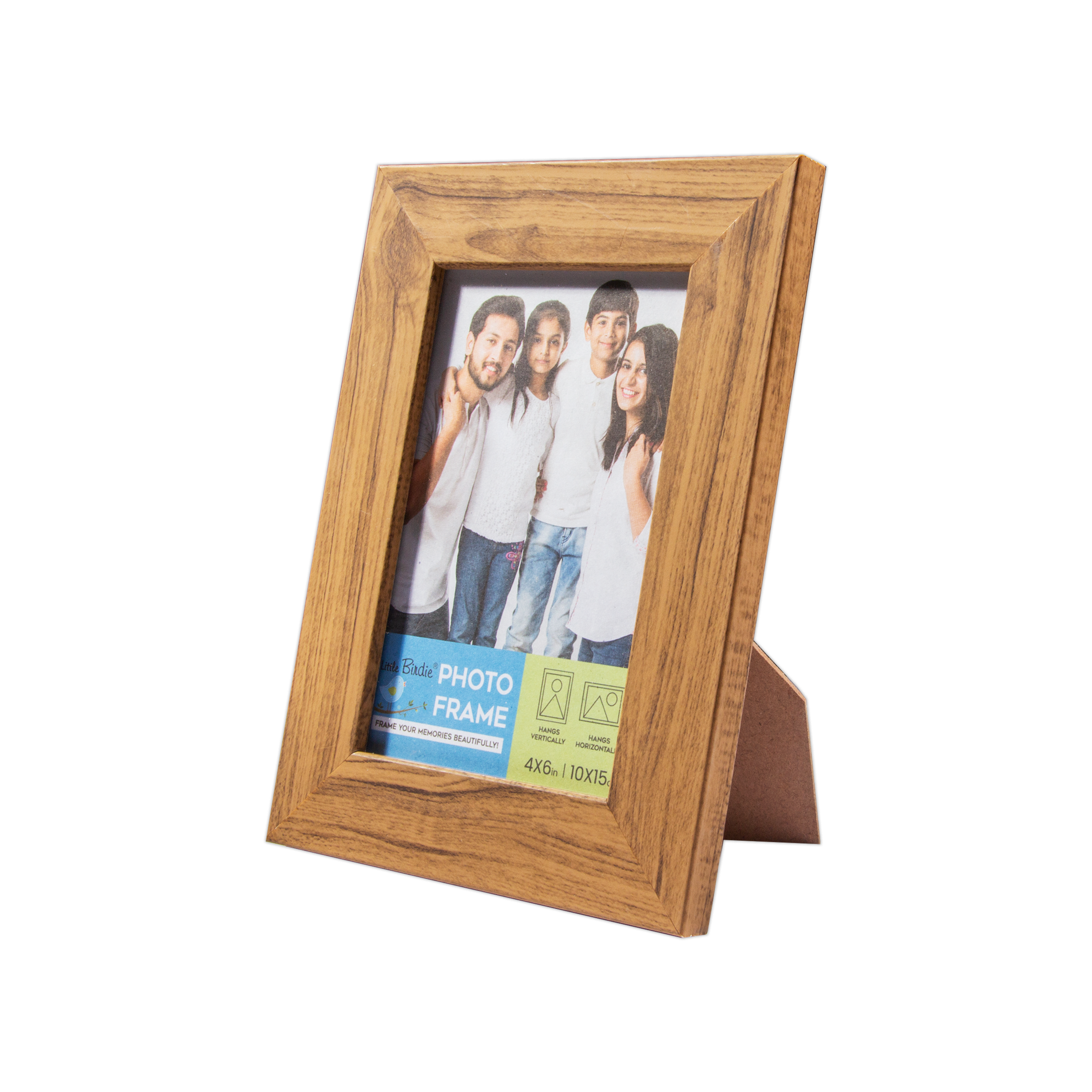 Table Top Photo Frame Teak 4 X 6Inch 1Pc