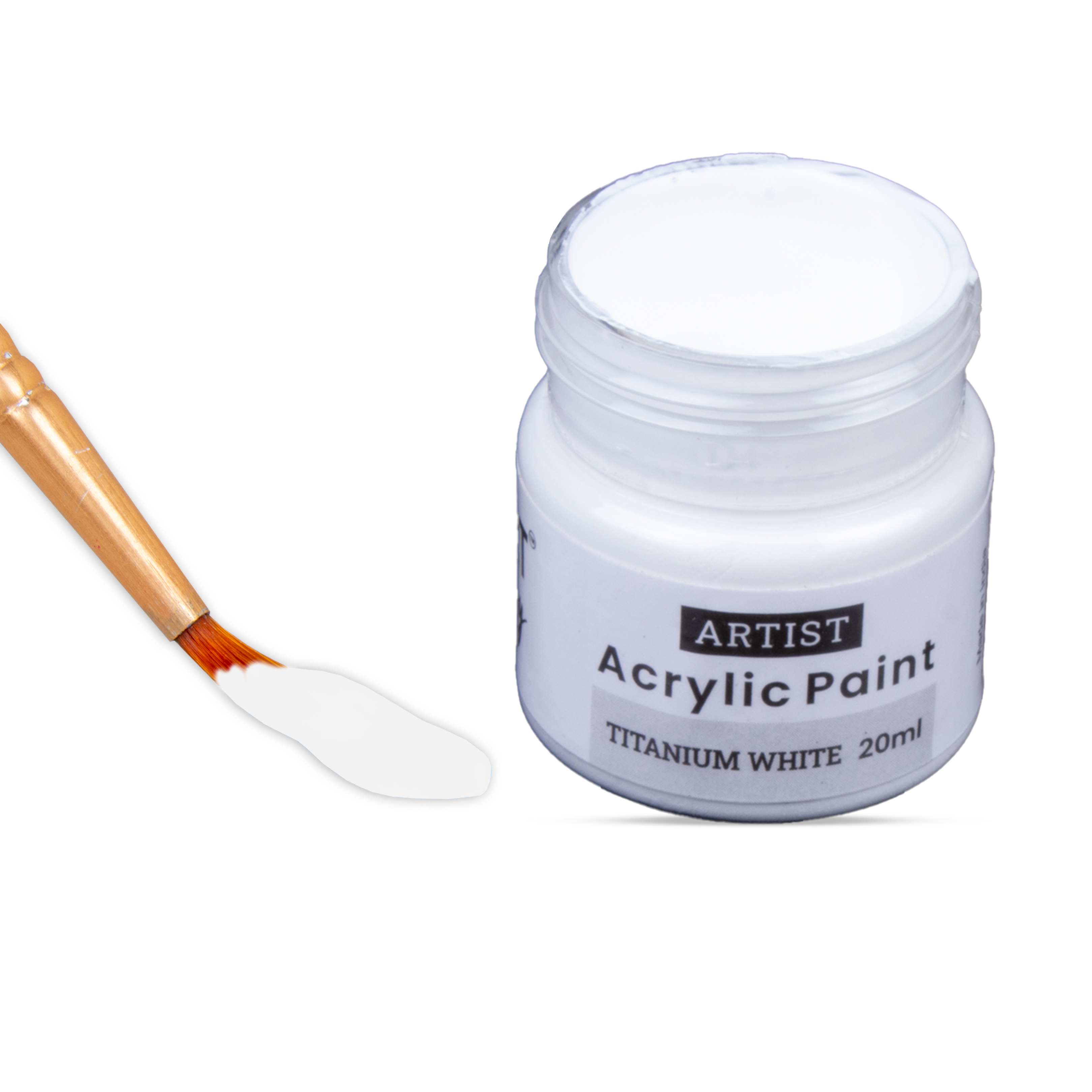 Acrylic Colour Set Bright Palette 6 Colors X 20ml each