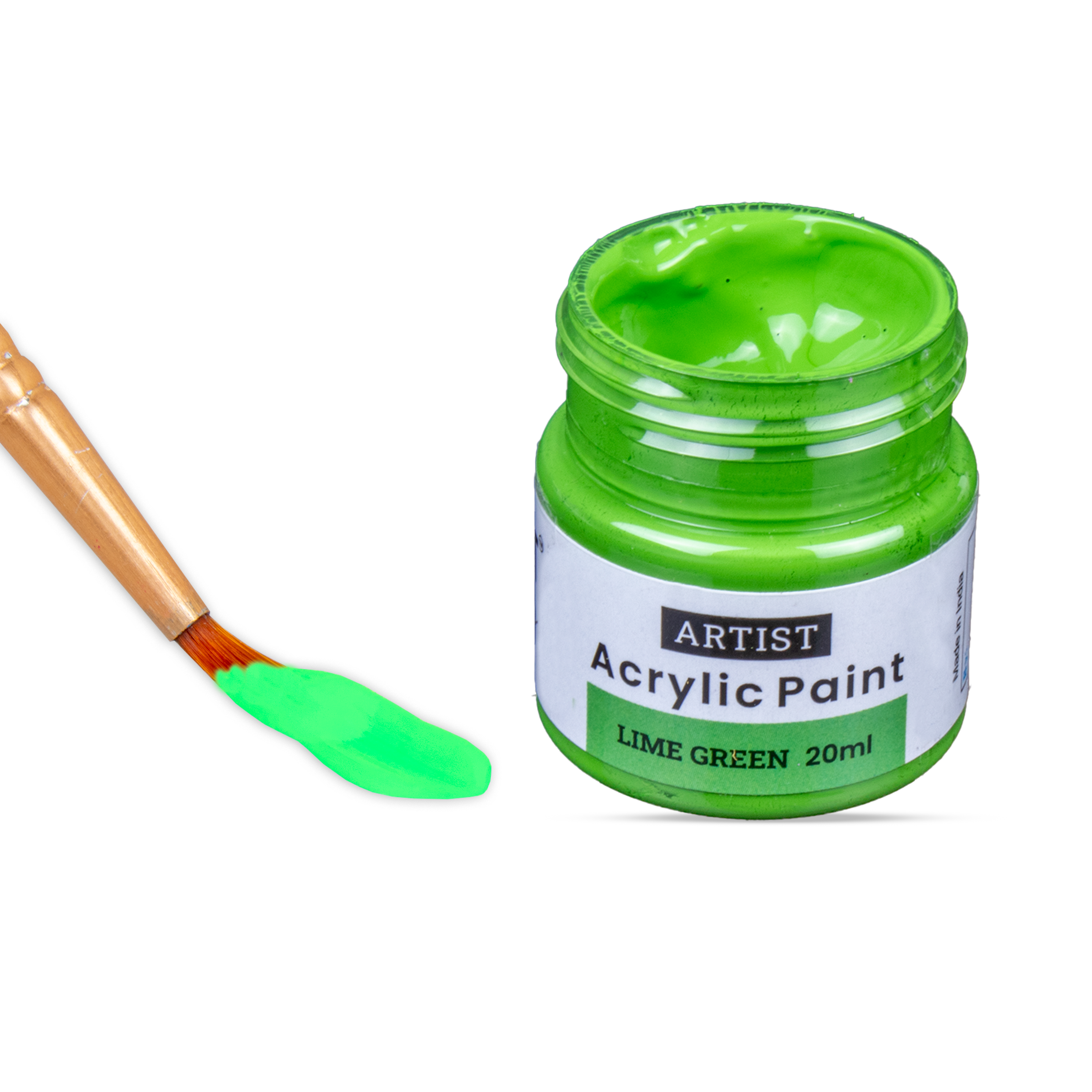 Acrylic Colour Set Bright Palette 6 Colors X 20ml each