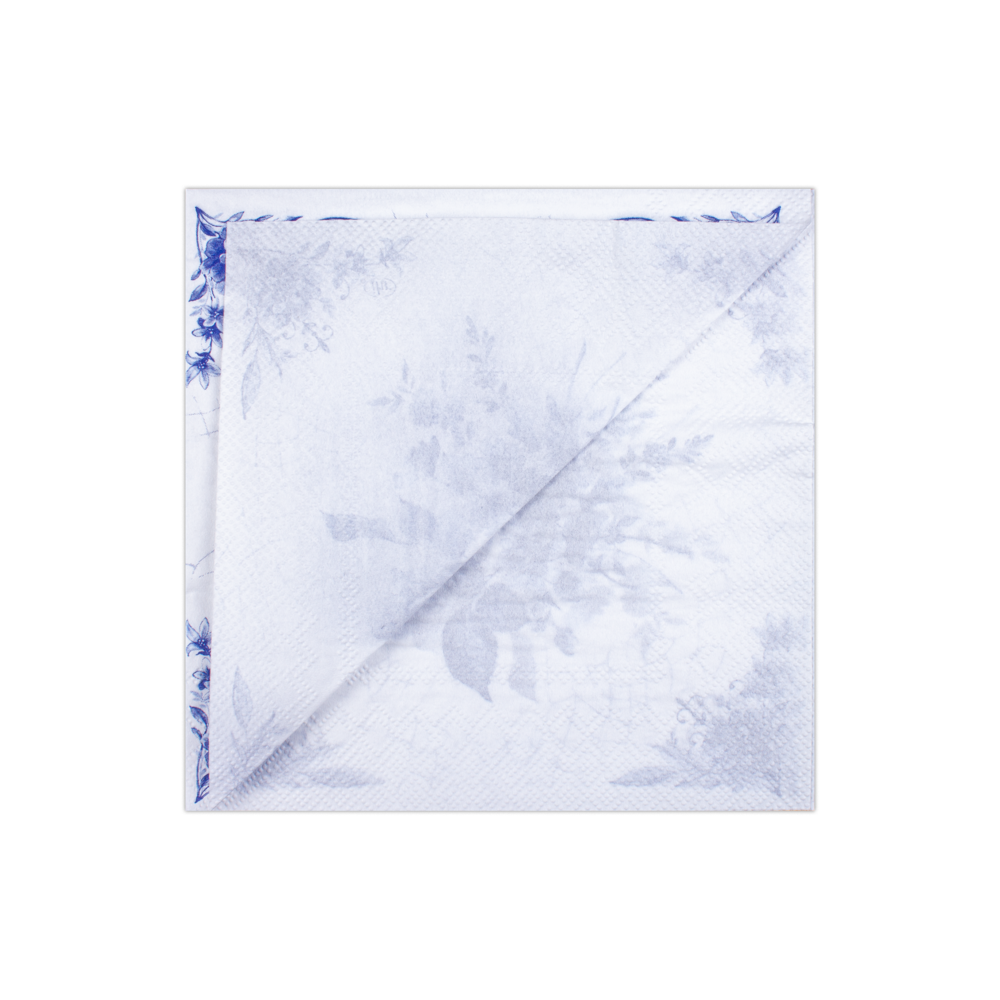 Decoupage Napkin Azure Rose 13in X 13in 3 Ply 1pc