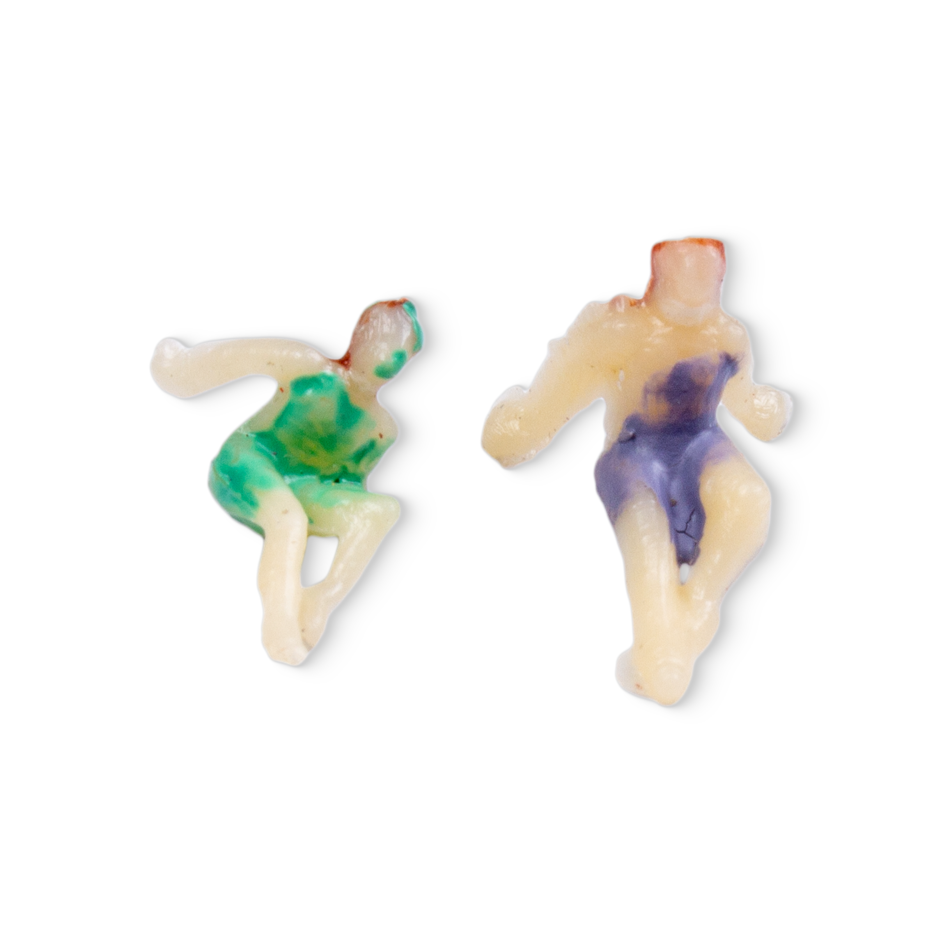 Miniature Human Figurine Beach Theme Assorted Colours H12mm 2pc