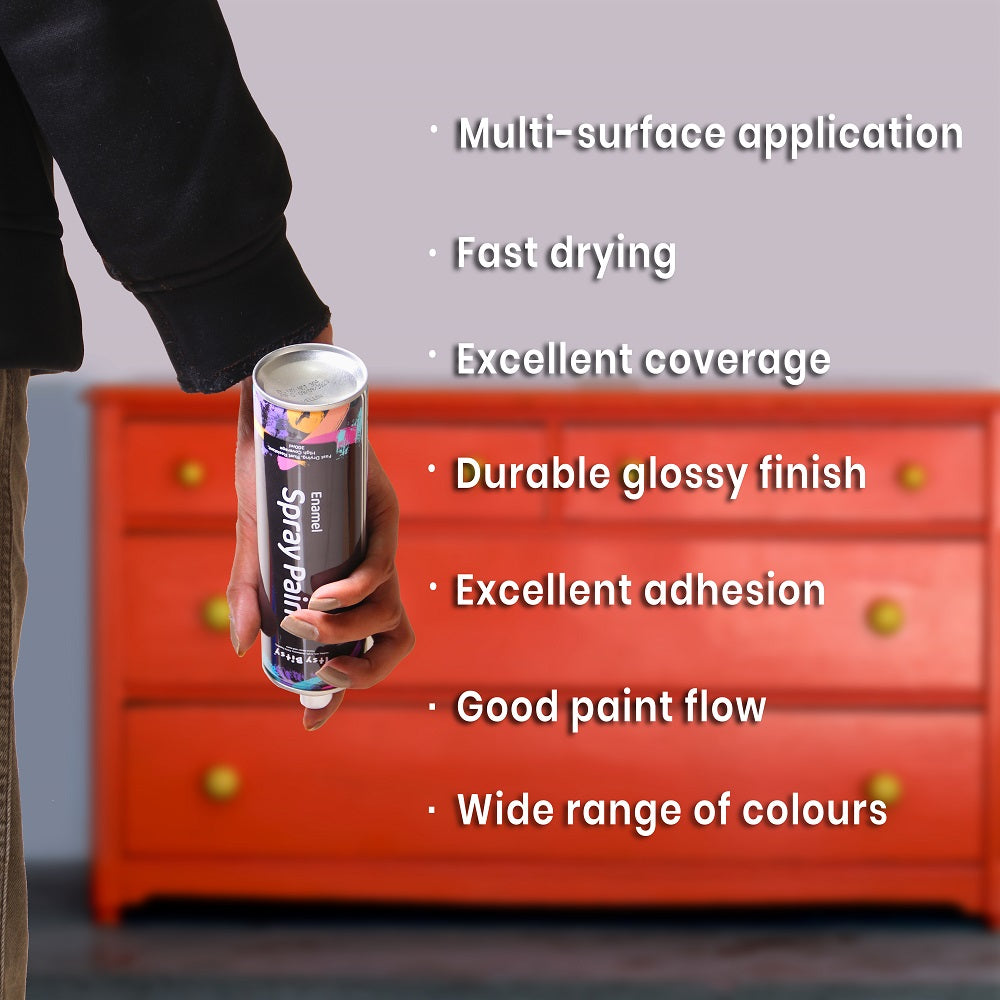 Spray Paint Glossy Black 300ml