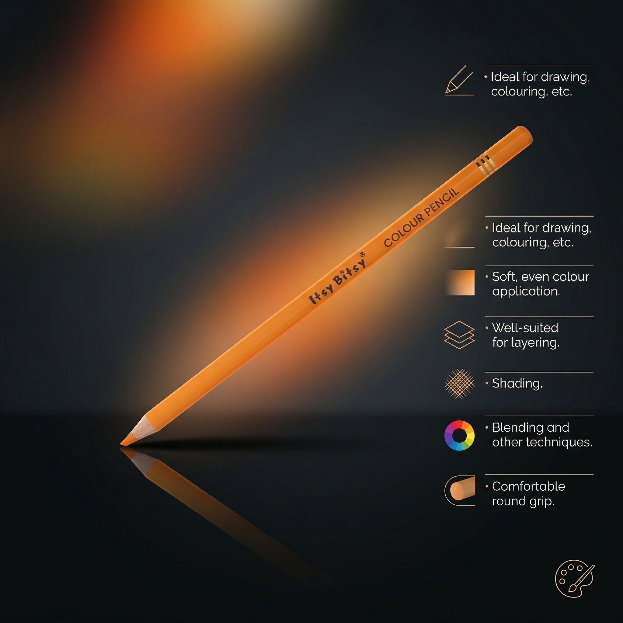 Premium Artist Colour Pencils - Pack of 48 Colours 1Box