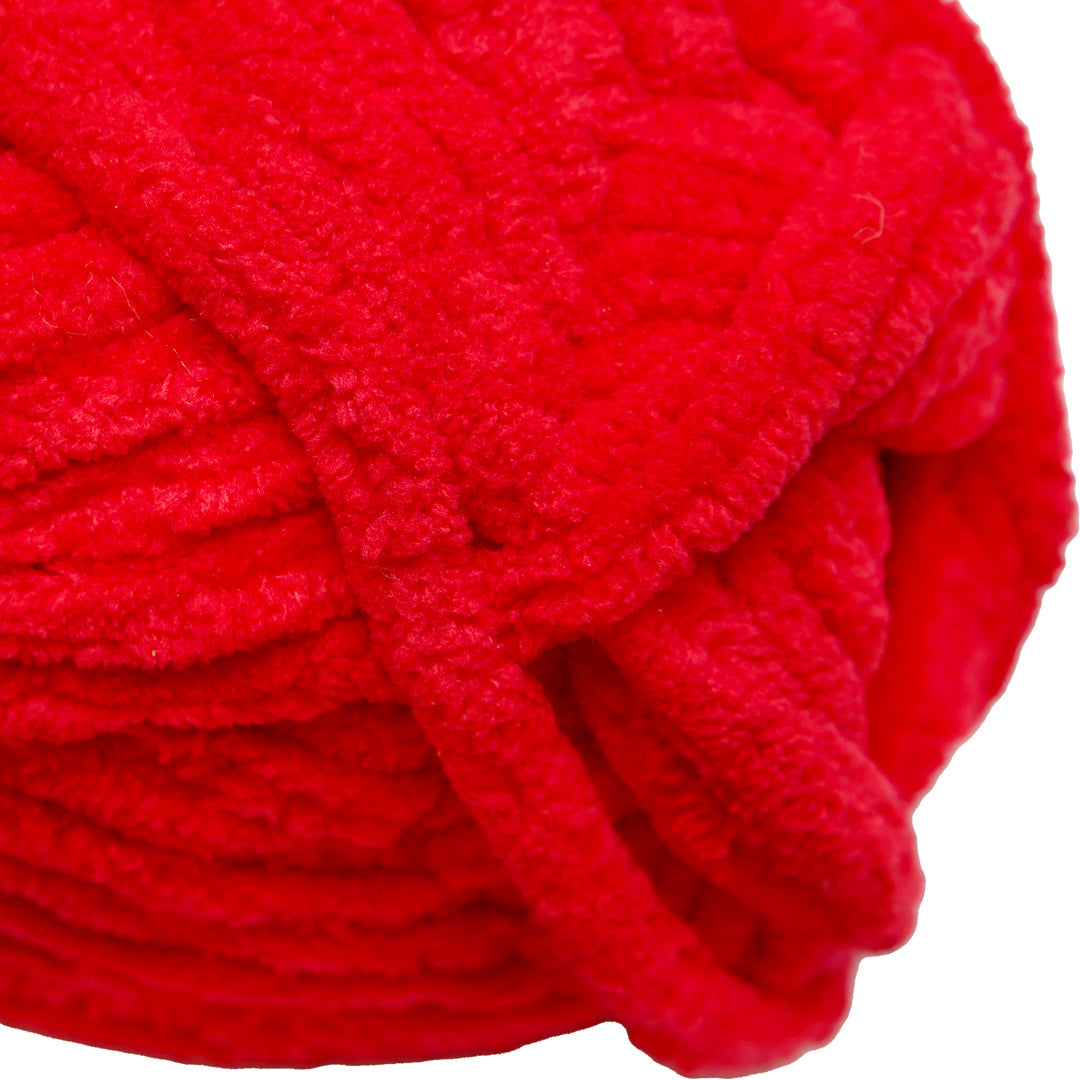 Snuggly Blanket Knitting/Crochet Yarn 100% Polyester Red 50m 100g