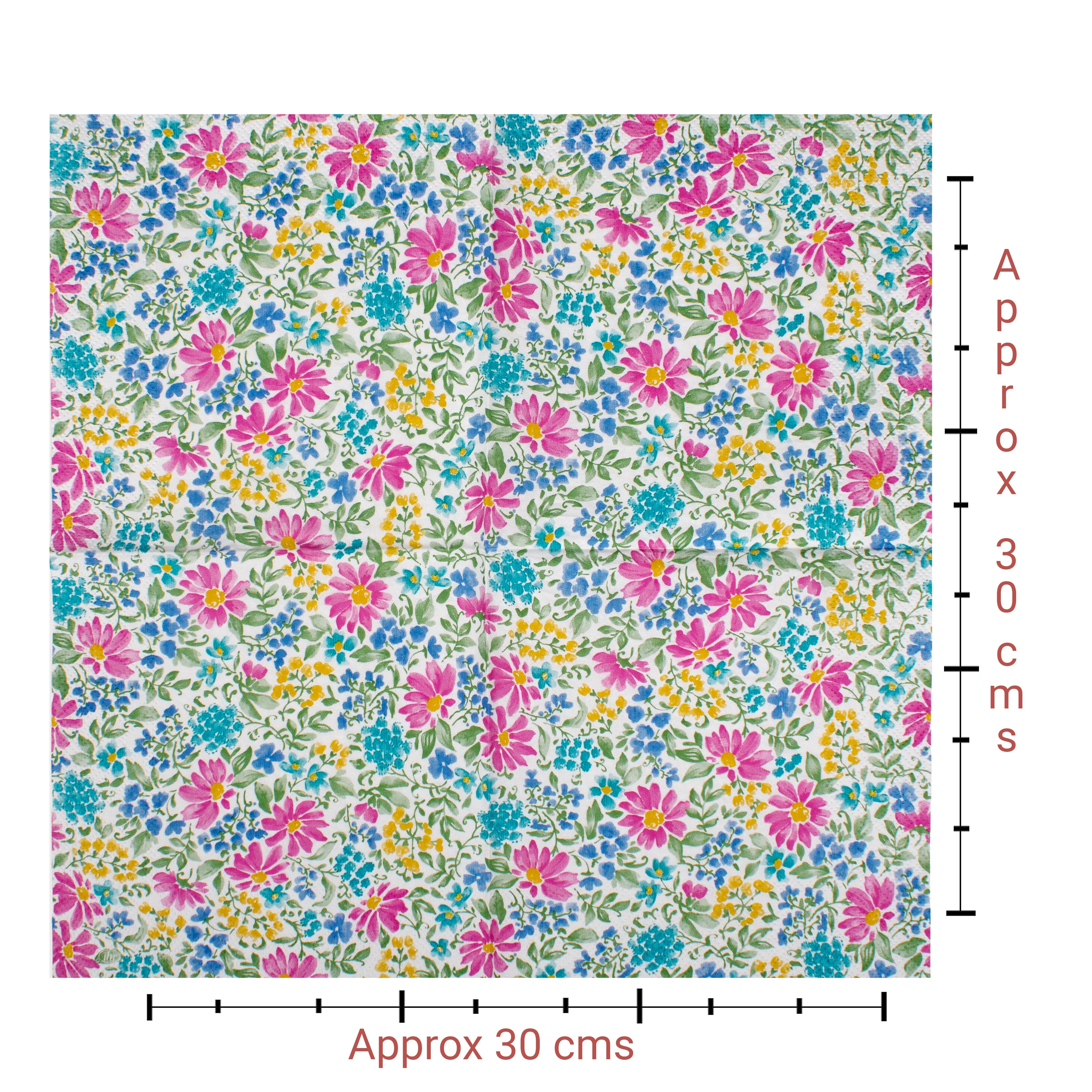 Decoupage Napkin Petal Pop 13 X 13inch 3PLY 1pc