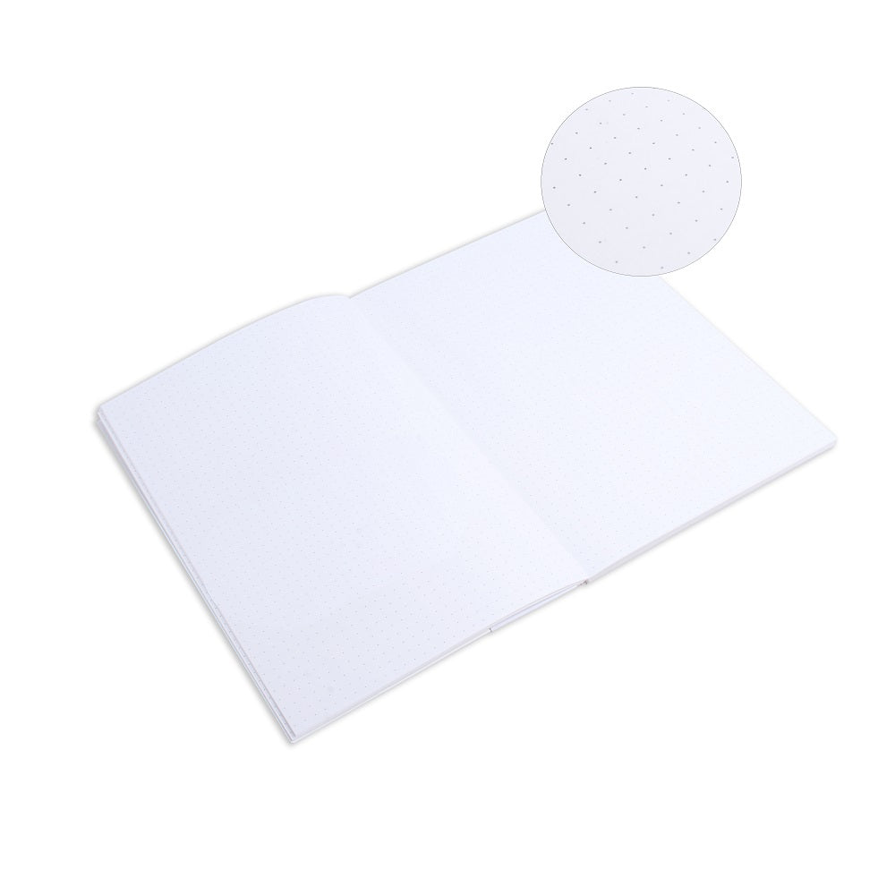 Paintable Canvas Soft Bound Dotted Notebook Portrait A5 90gsm 80 Pages