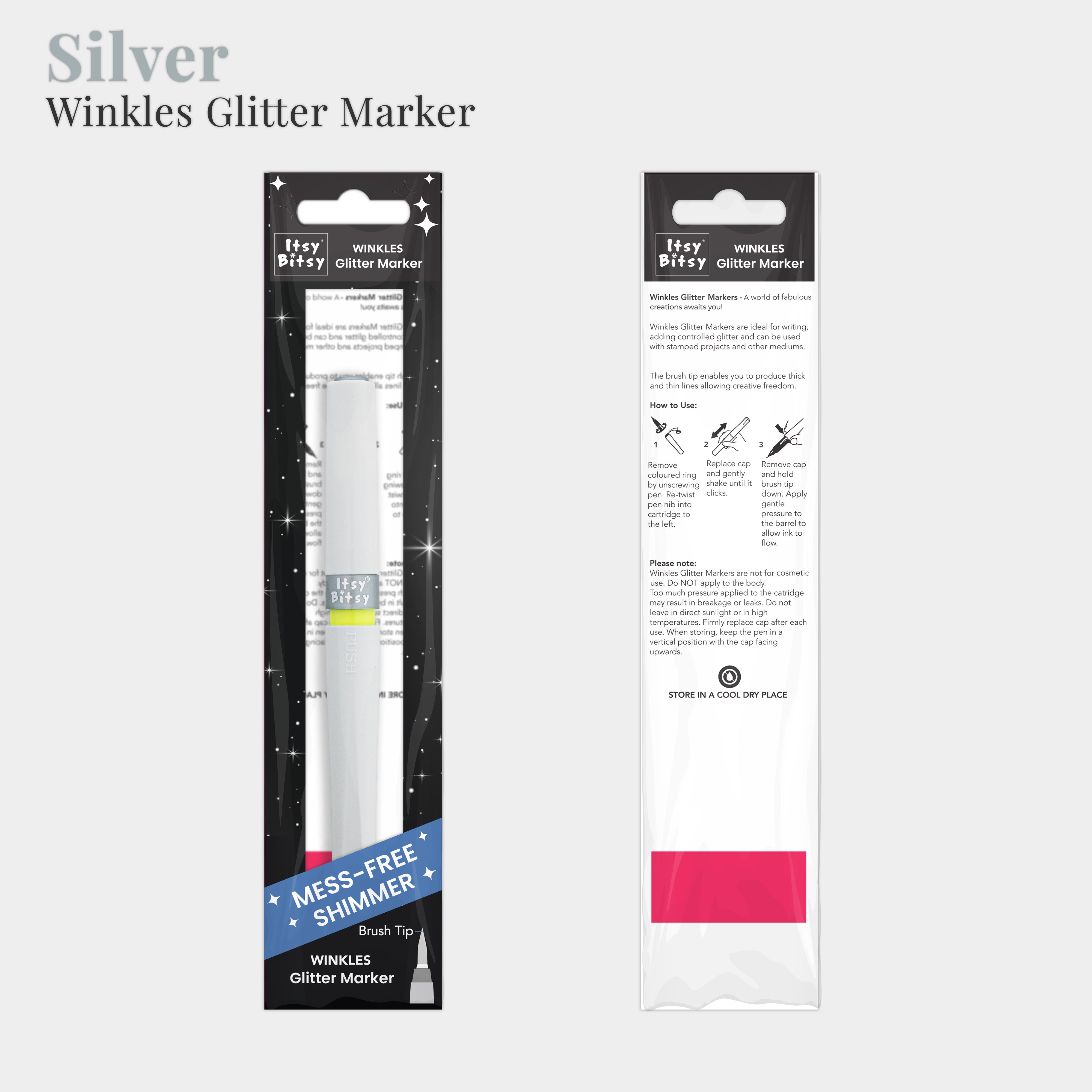 Premium Winkle Marker Silver 1pc