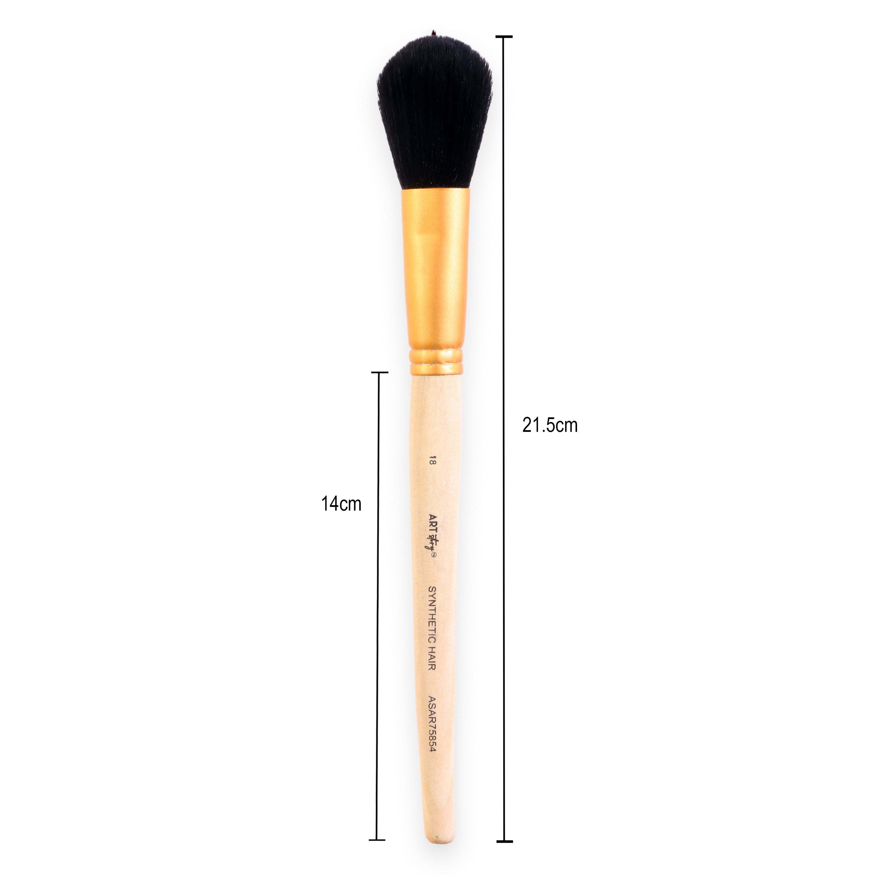 Mop Brush Synthetic Hair Size 18 Handle Length 150mm 1 pc