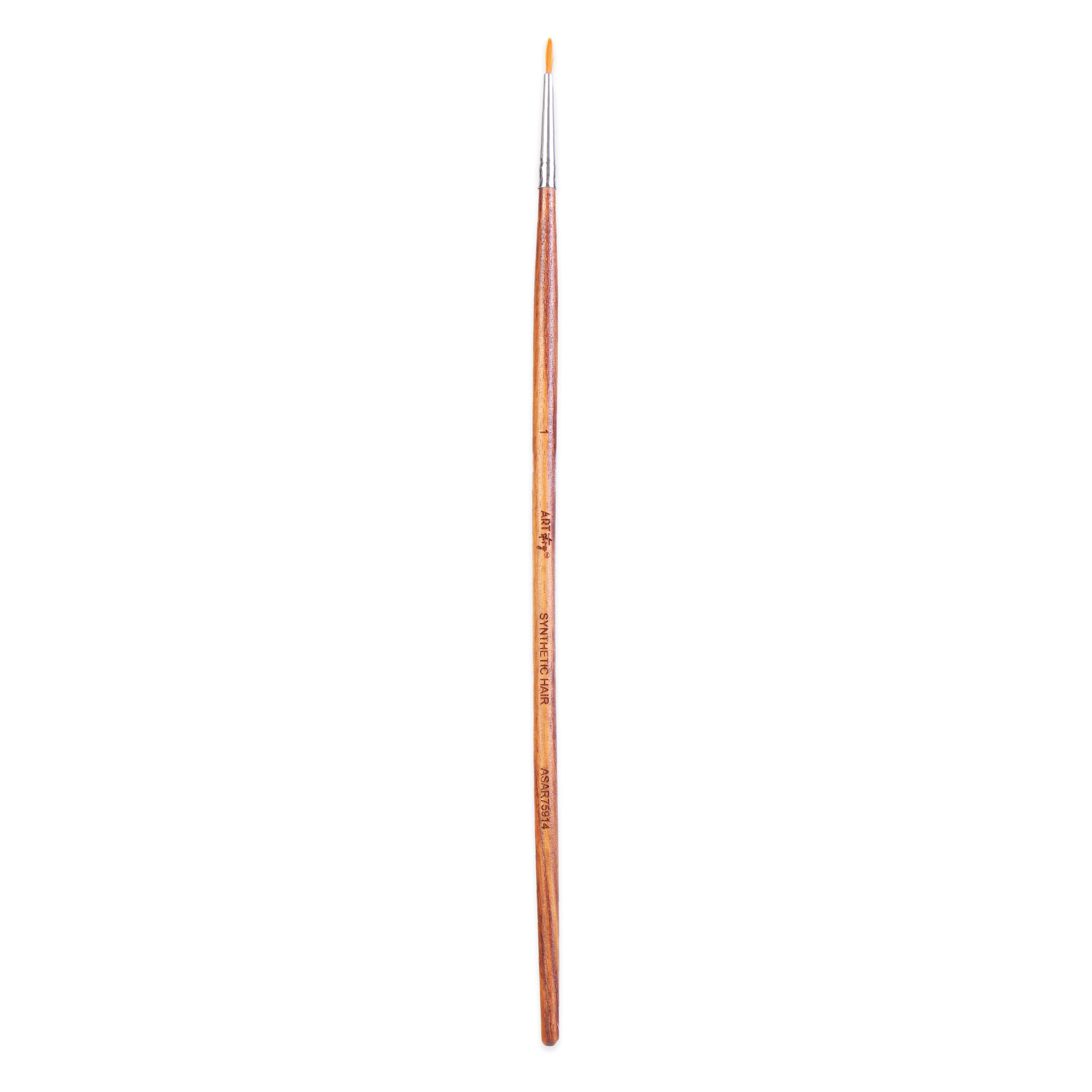 Rosewood Round Brush Synthetic Hair Handle Length 200mm Size 1 1 pc