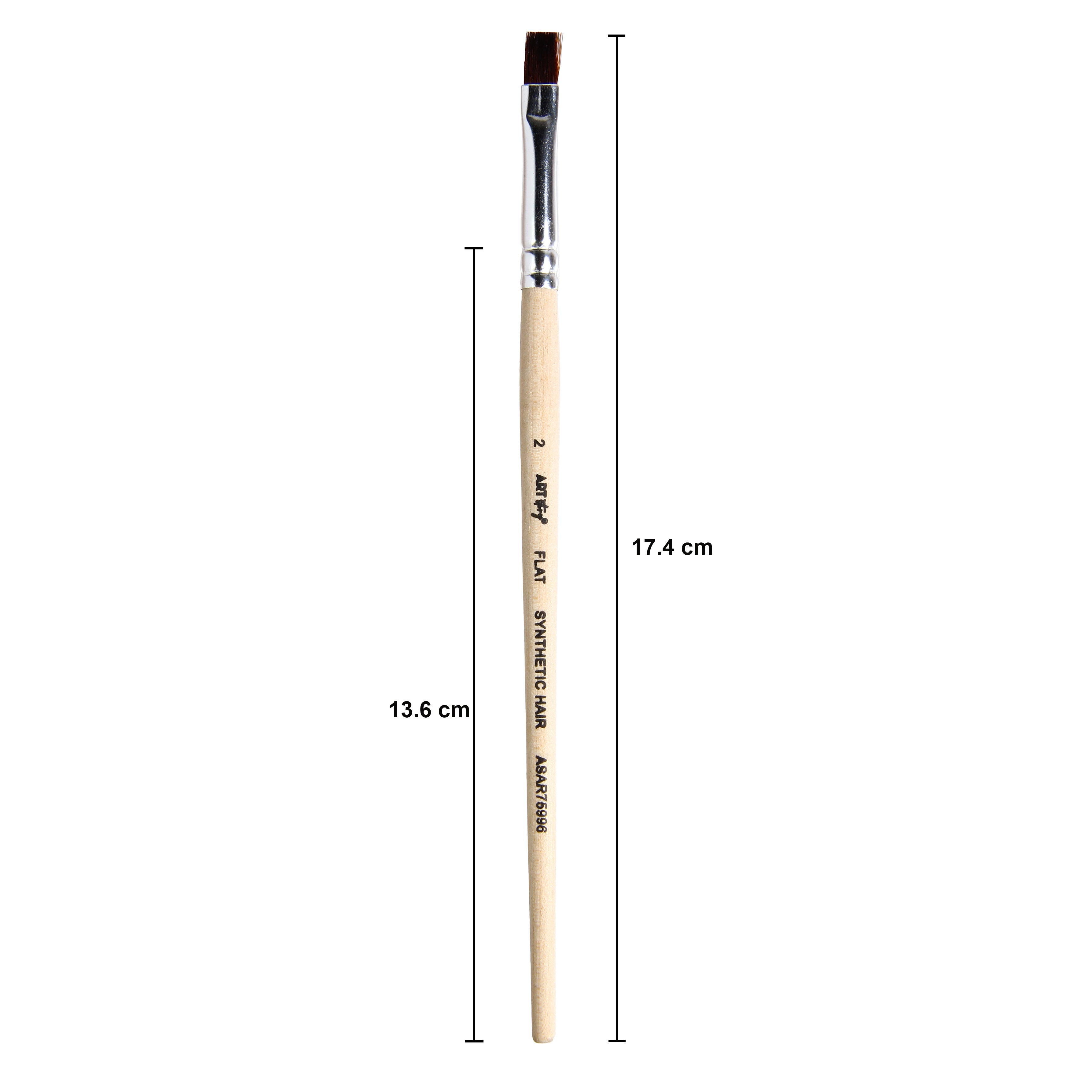 Watercolour Flat Brush Synthetic (2) 165mm