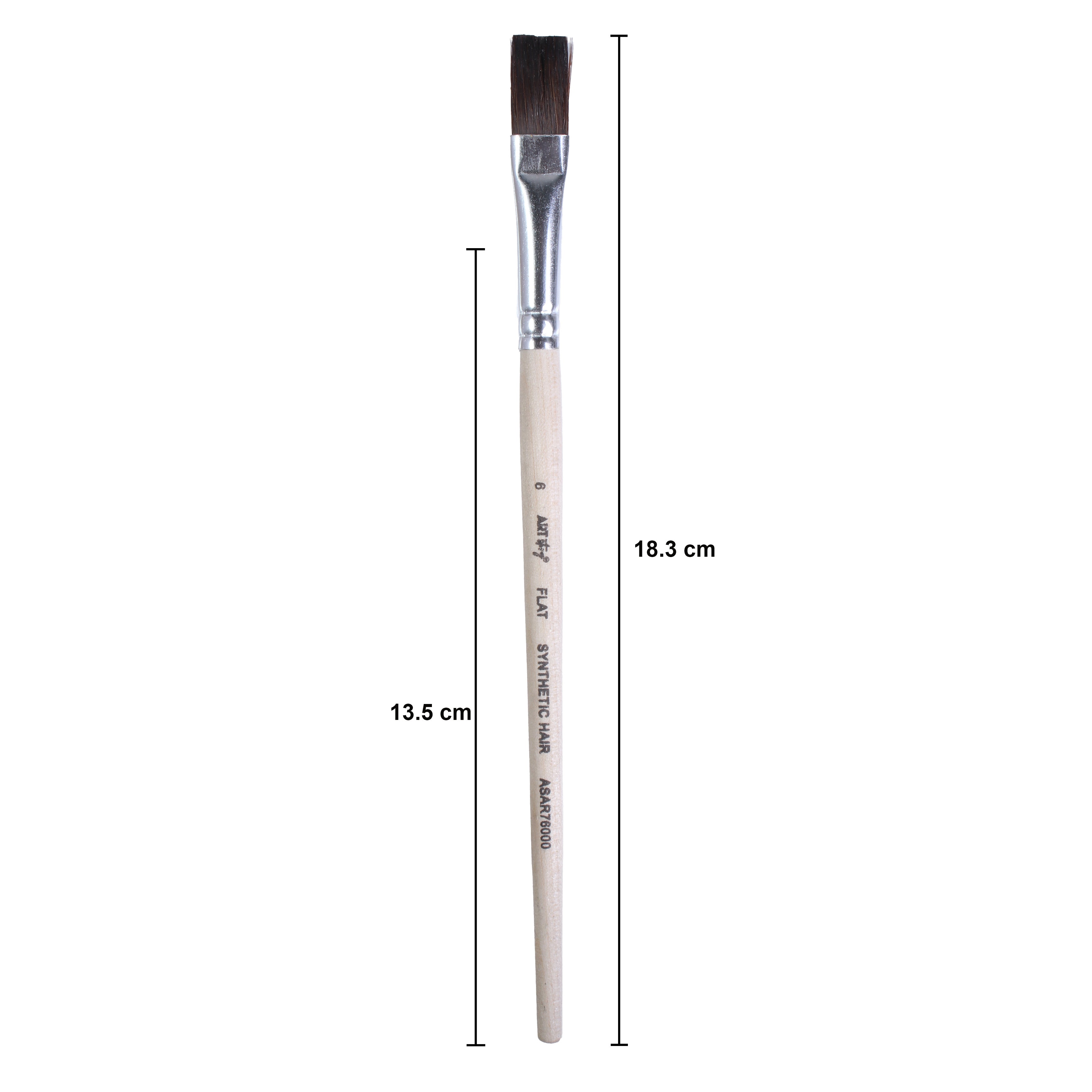 Watercolour Flat Brush Synthetic (6) 165mm