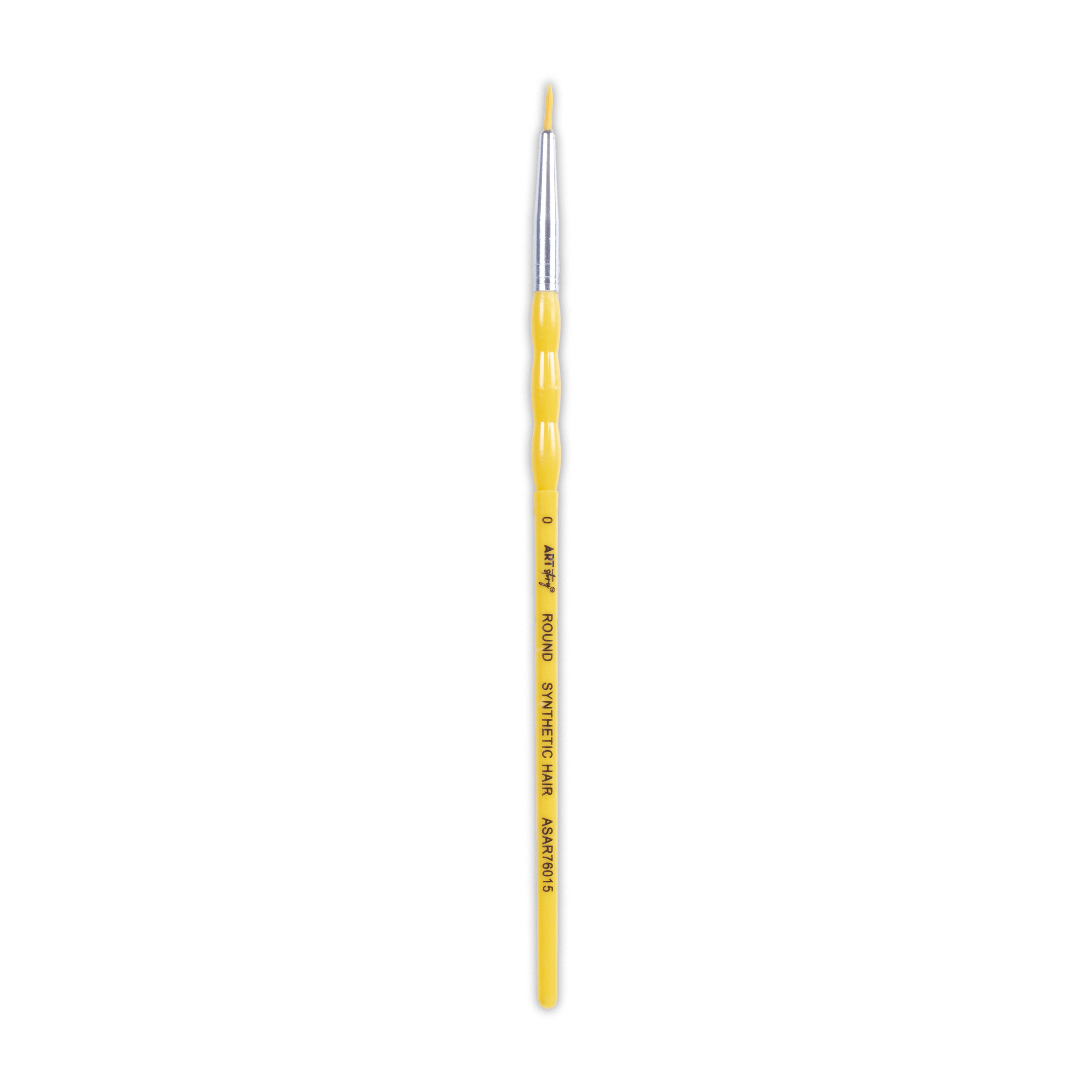 Kids Brush Round Synthetic Hair Size 0 Handle Length 150mm 1pc