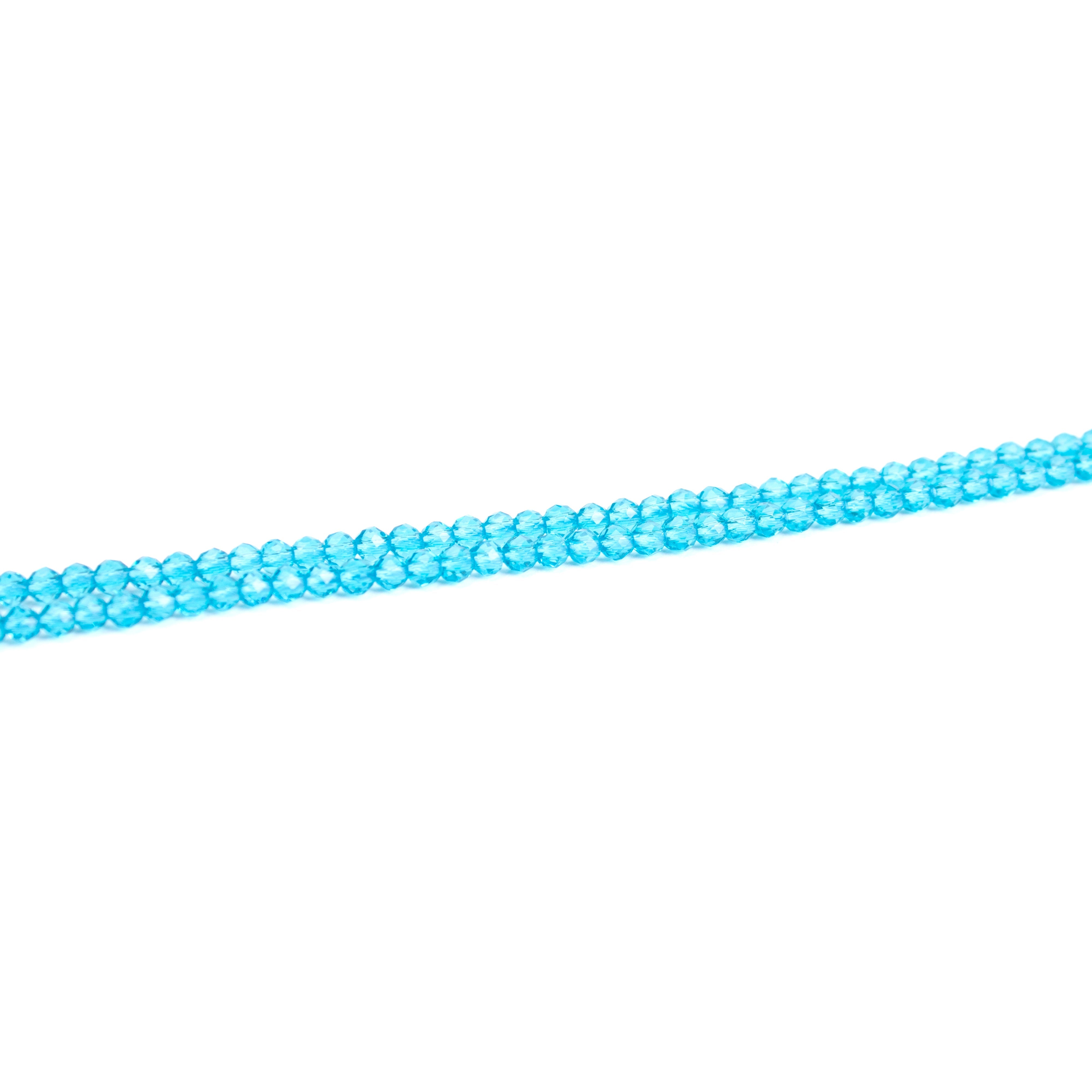 Designer Hydro Beads Turquoise 3mm 1String