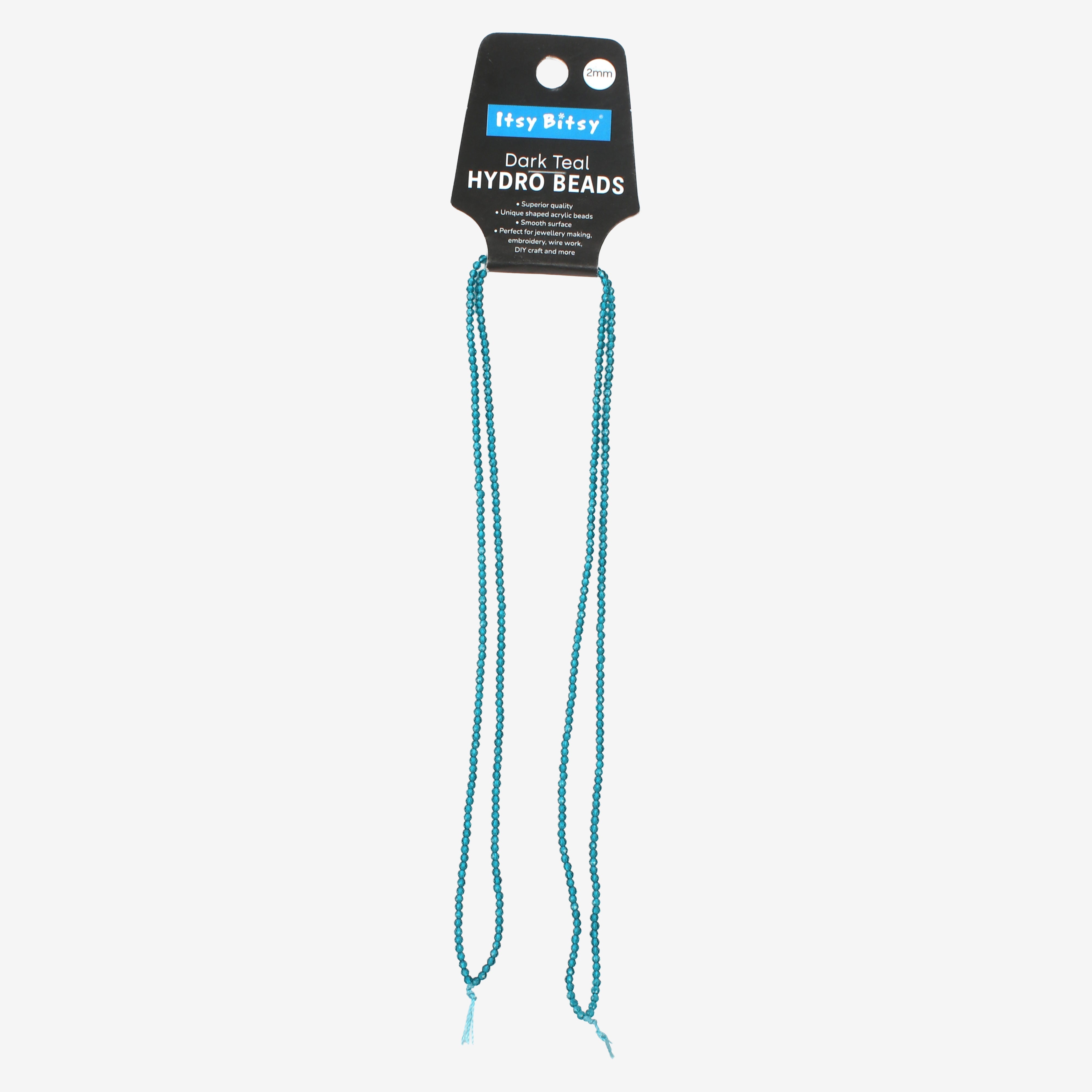Designer Hydro Beads Dark Teal 2mm 1String