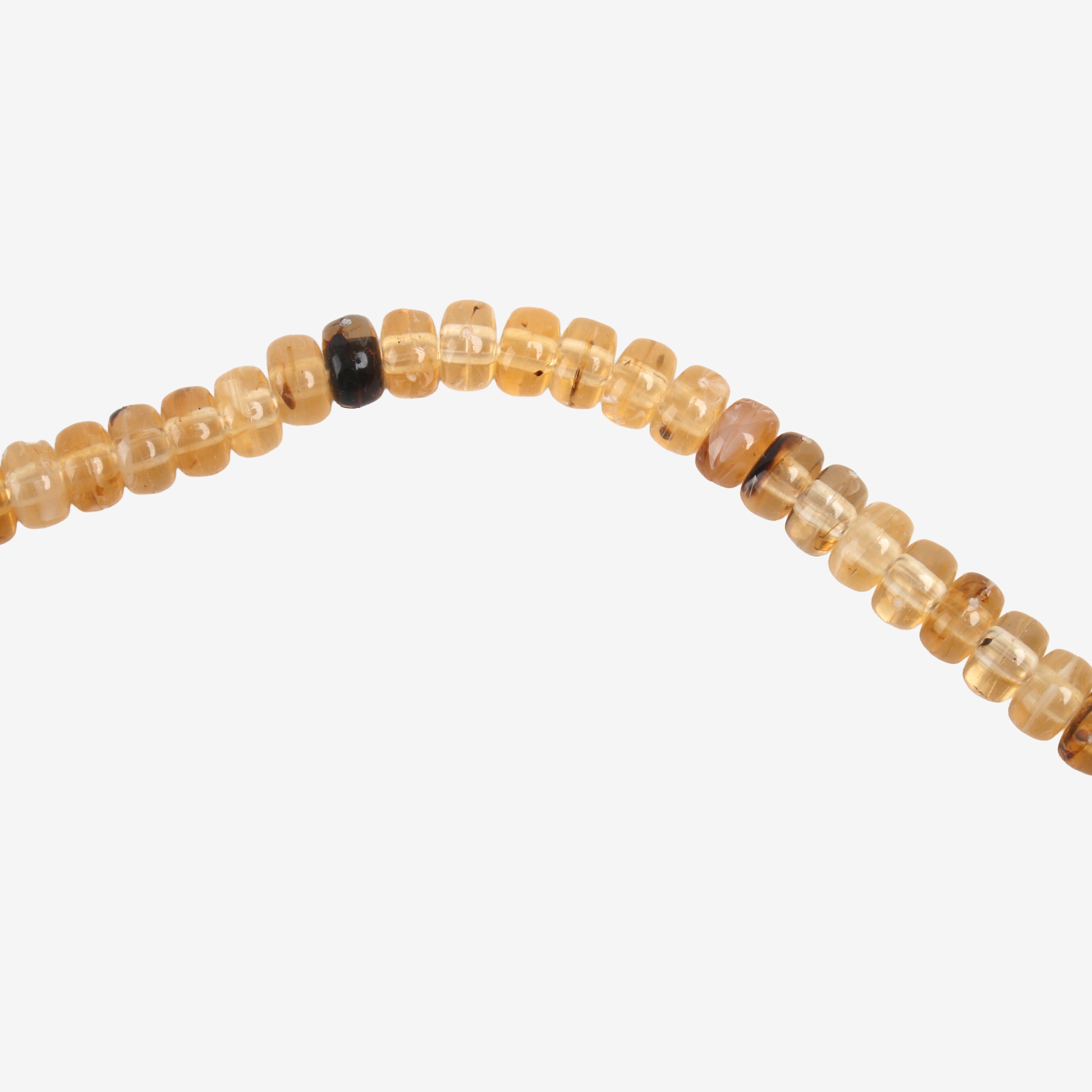 Tiger'S Eye Art Beads Rondelle 8mm 54 Beads 1 String