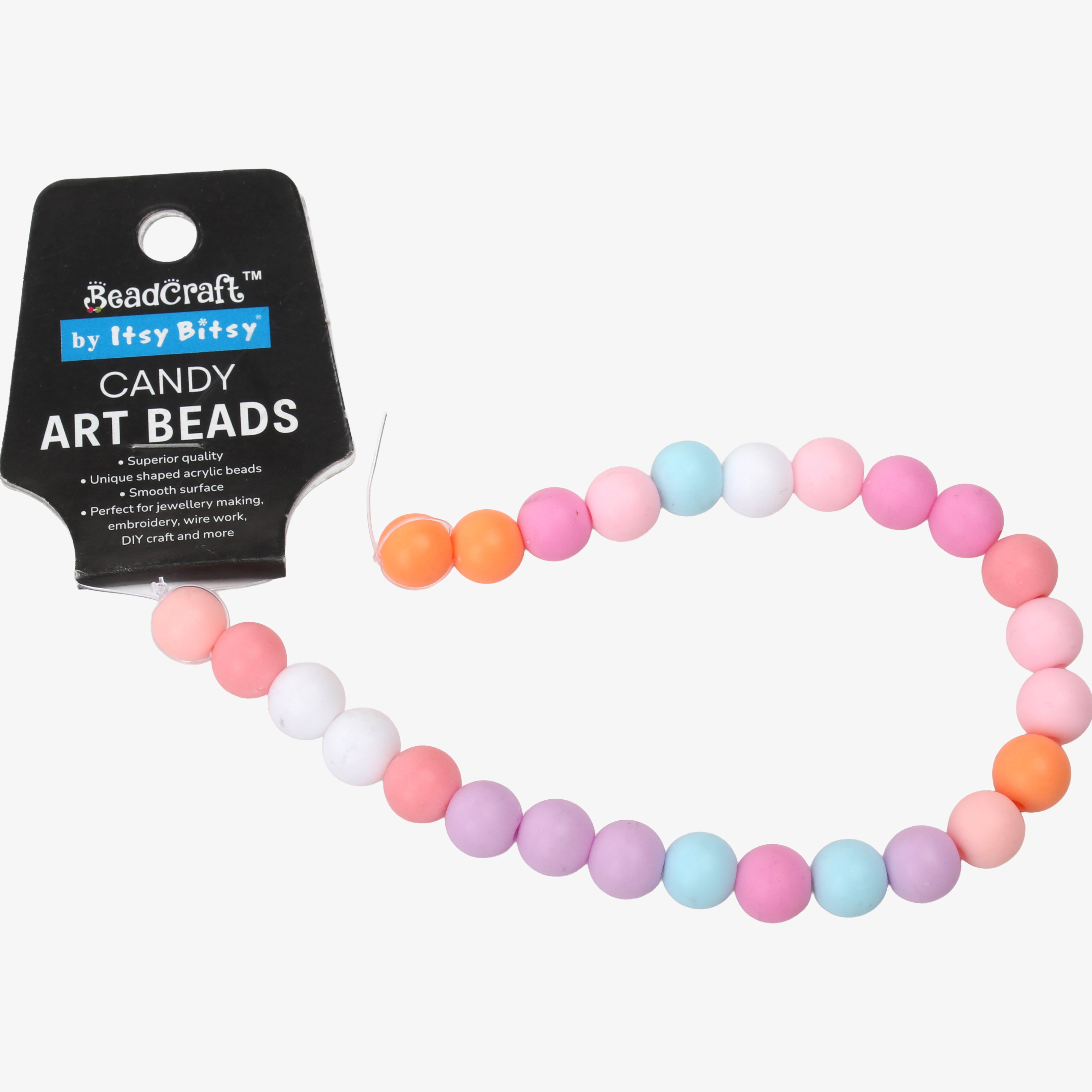 Candy Art Beads Round 10mm 26 Beads 1 String