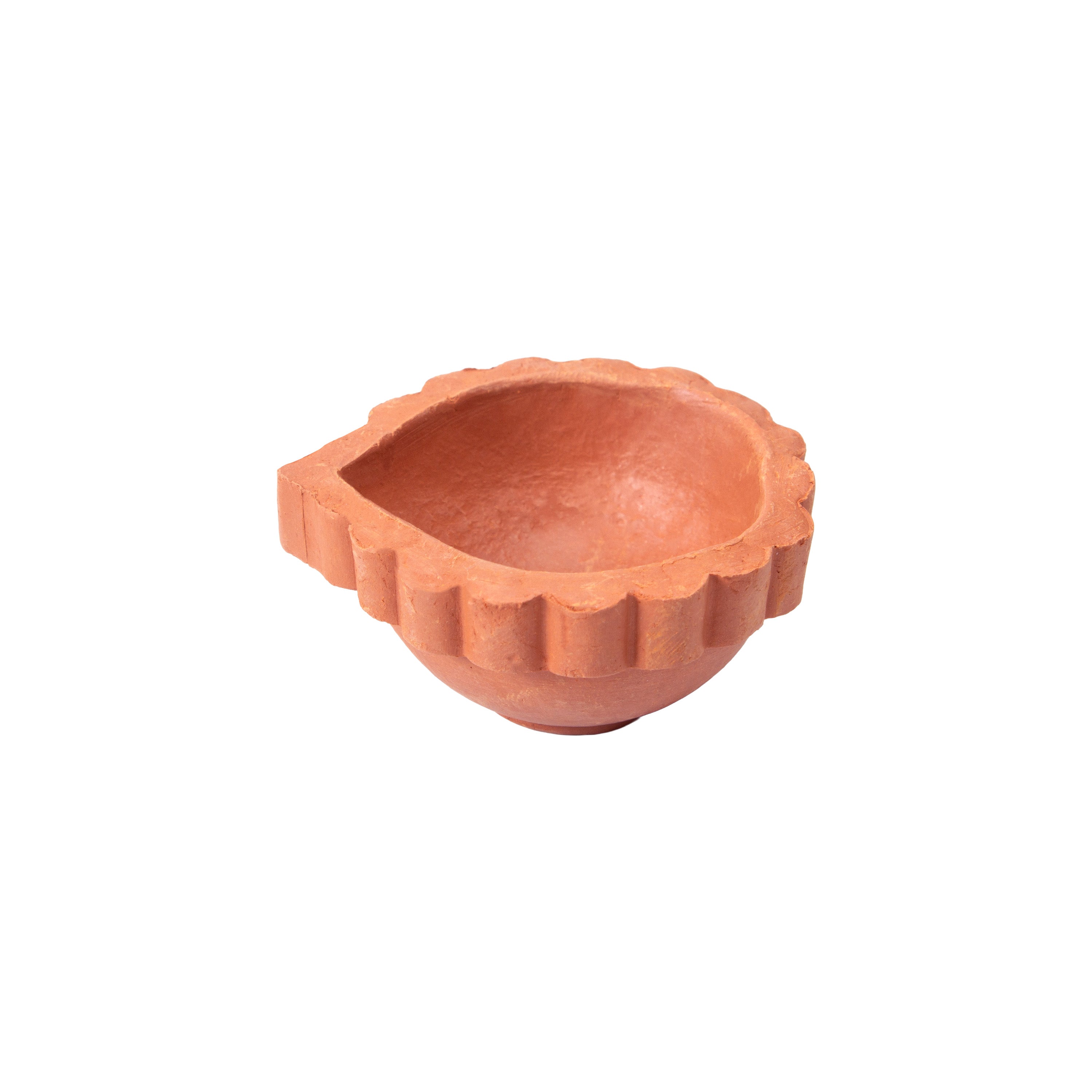 Traditional Terracotta Temple Diya Pack Of 44pc