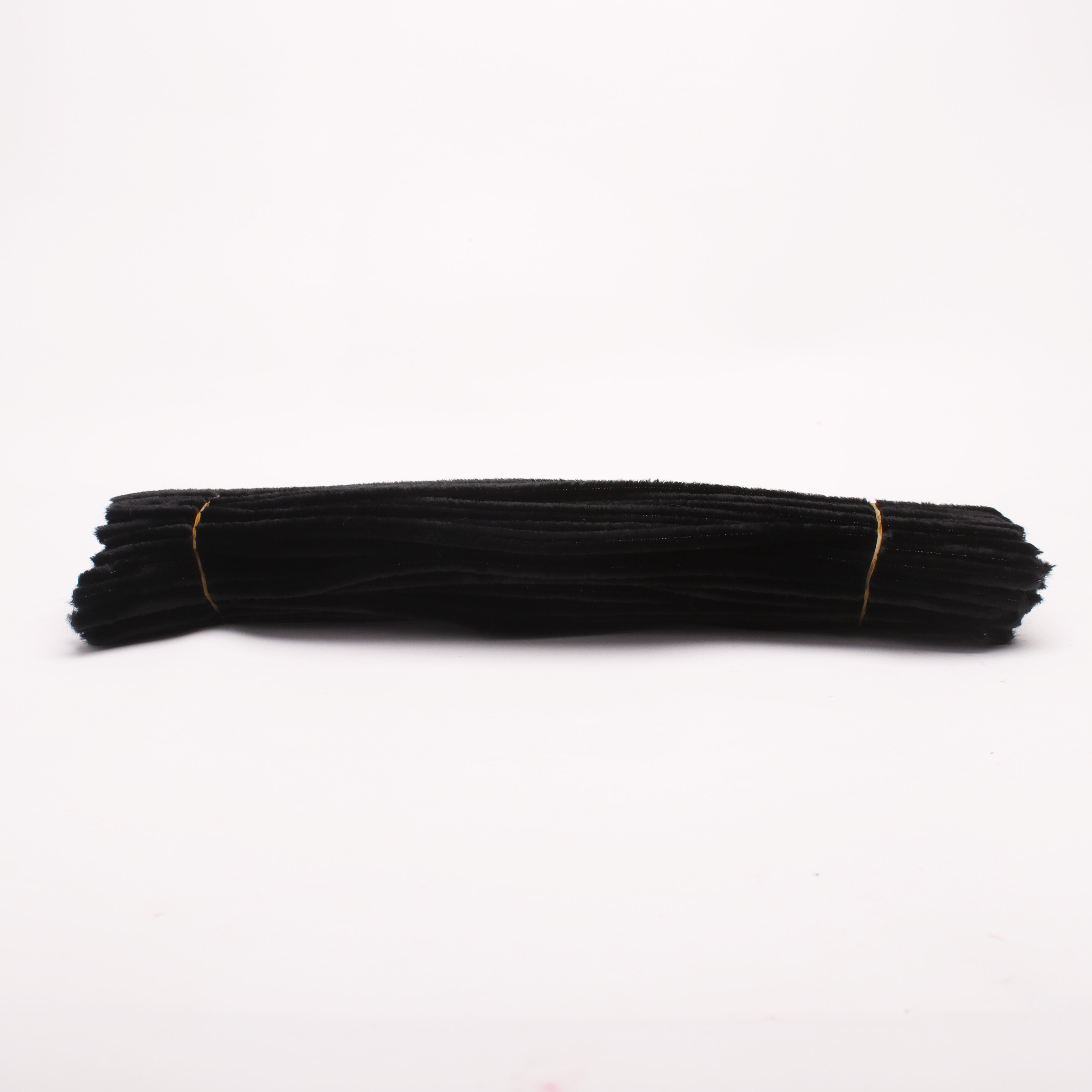 Chenille Stick Black 1 pack (100pcs)