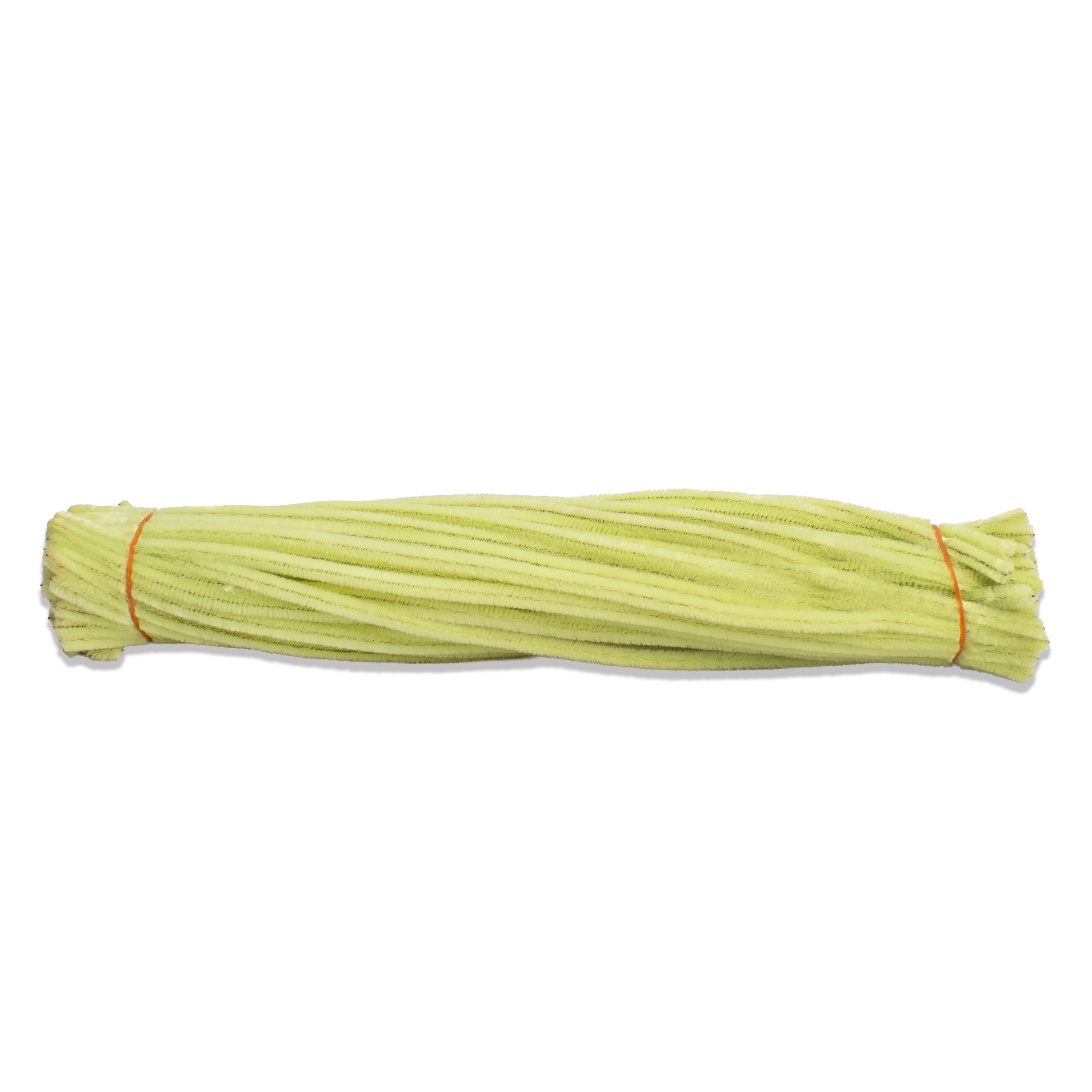 Chenille Stick Parrot Green 1 pack (100pcs)