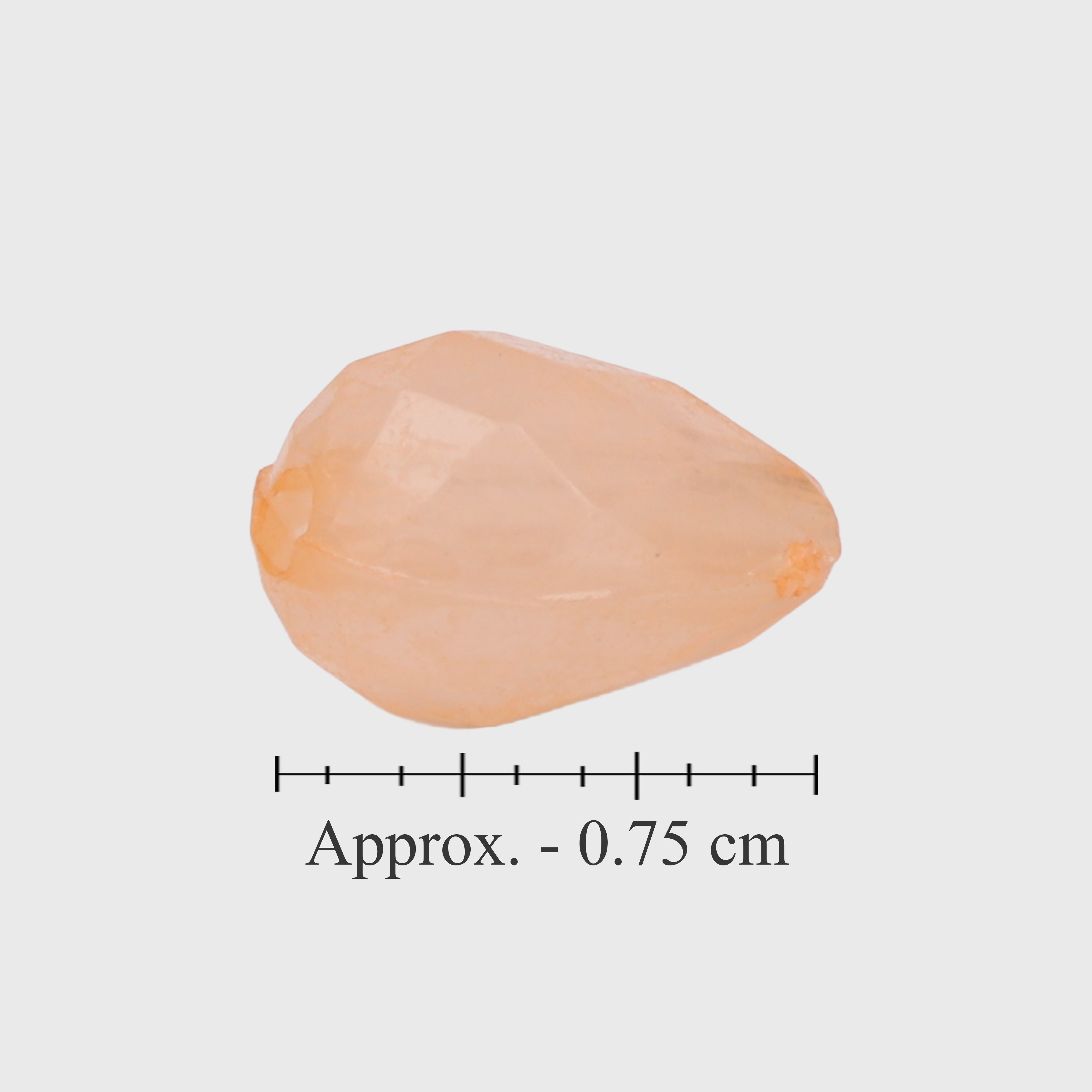 Beads Jelly Bead Drop Shape 6/8Mm Peach 1kg