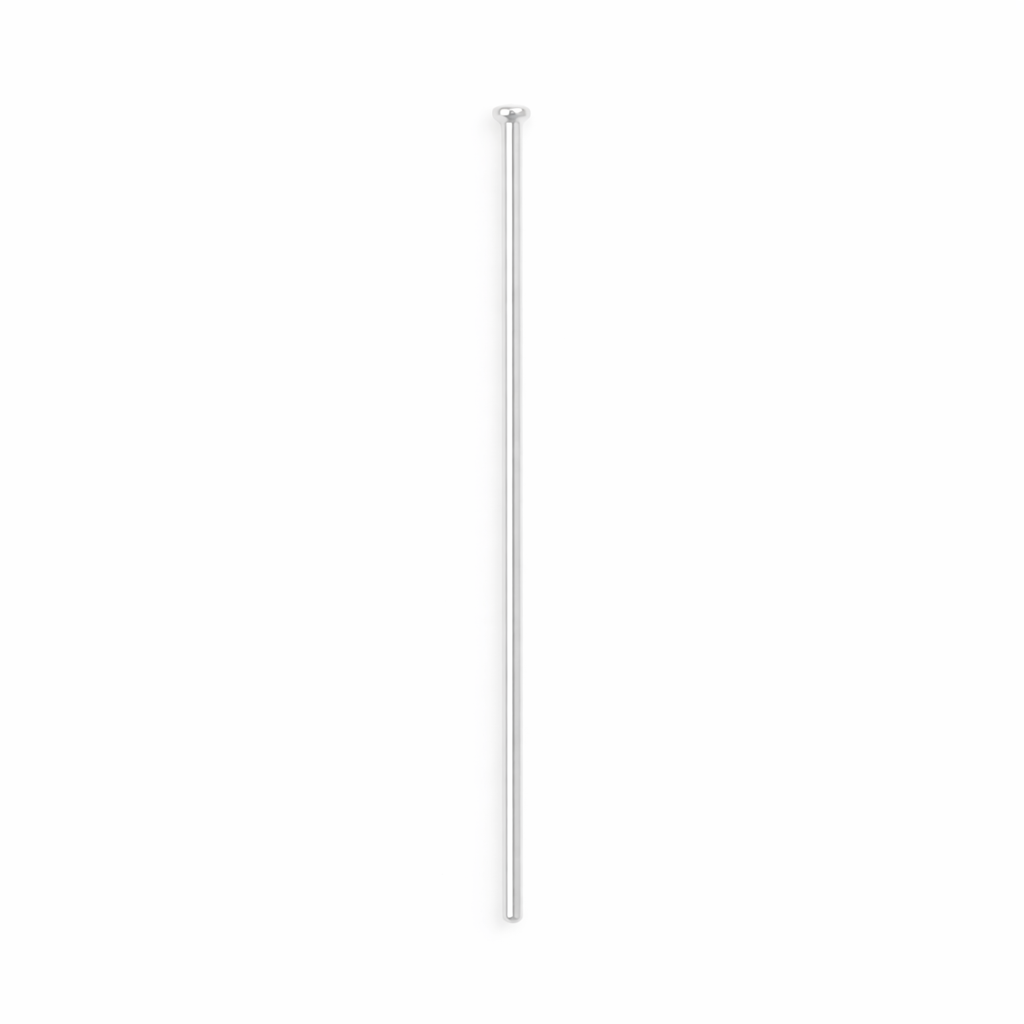 Findings Head pin Silver 50mm 200 gm