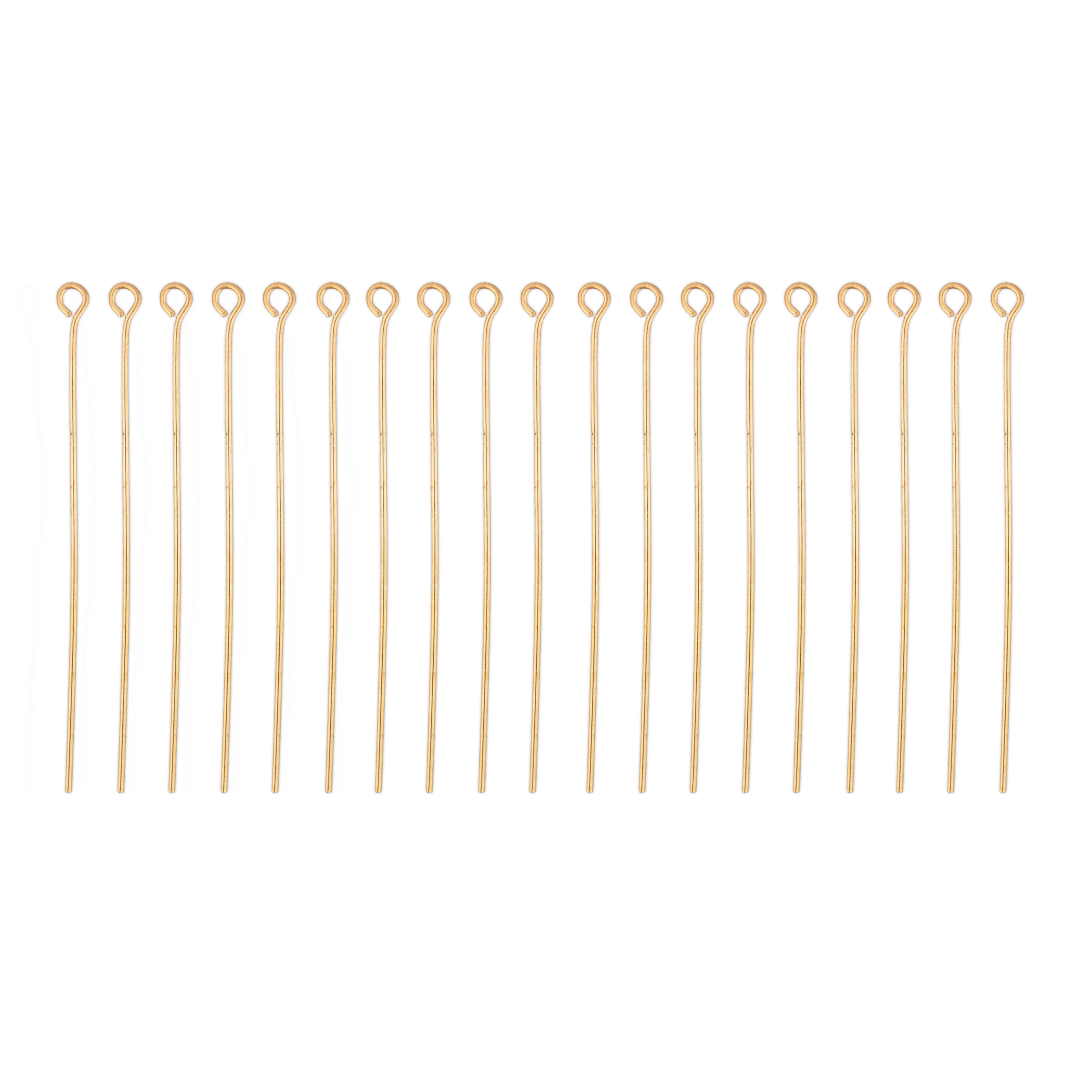 Findings Eye Pin Gold 50mm 200 gm