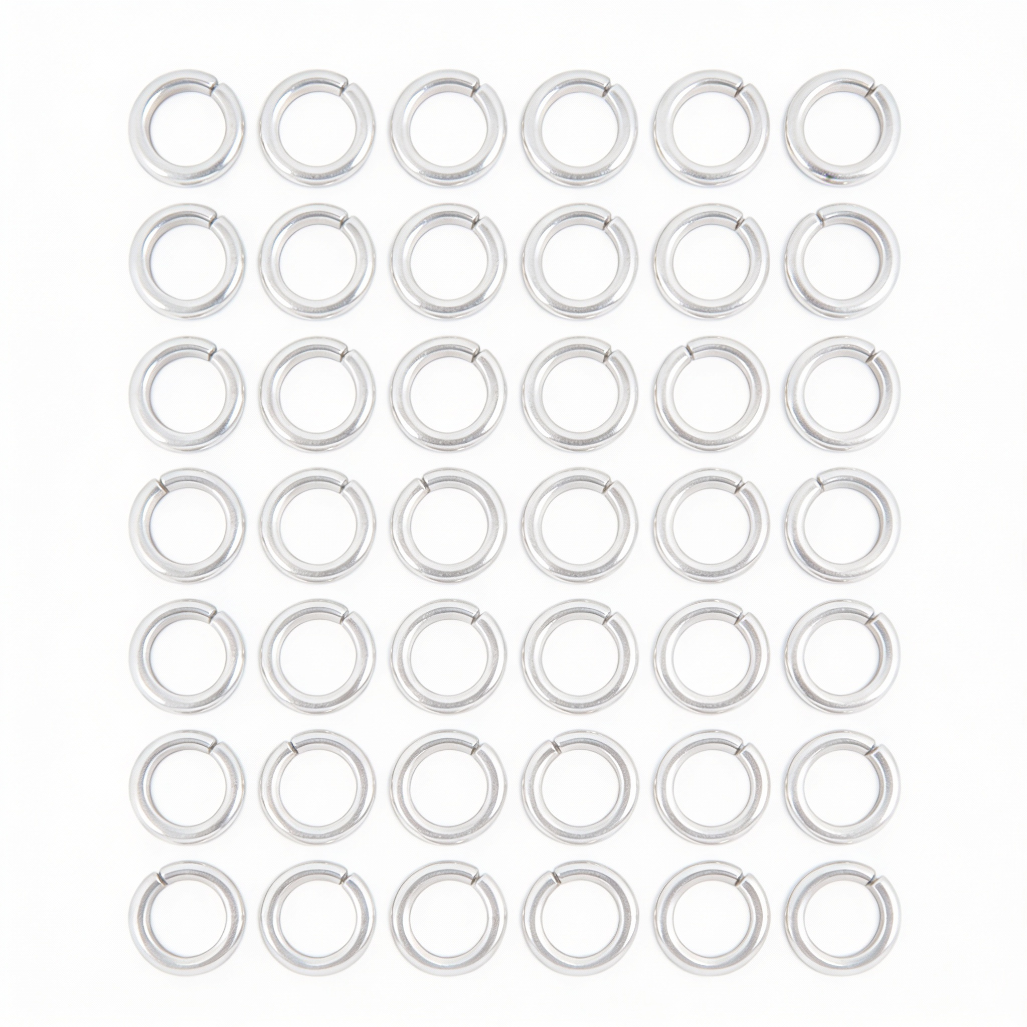 Findings Jump Ring Silver 8mm 200 gm