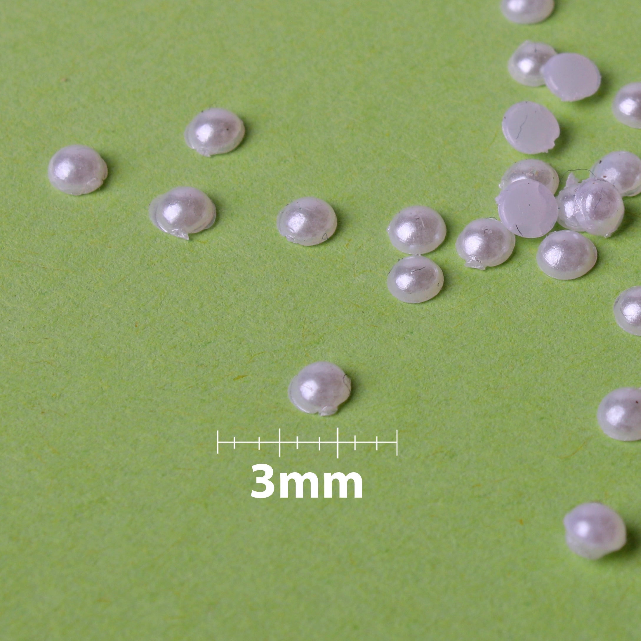 Beads Half Pearl White 3Mm 1kg