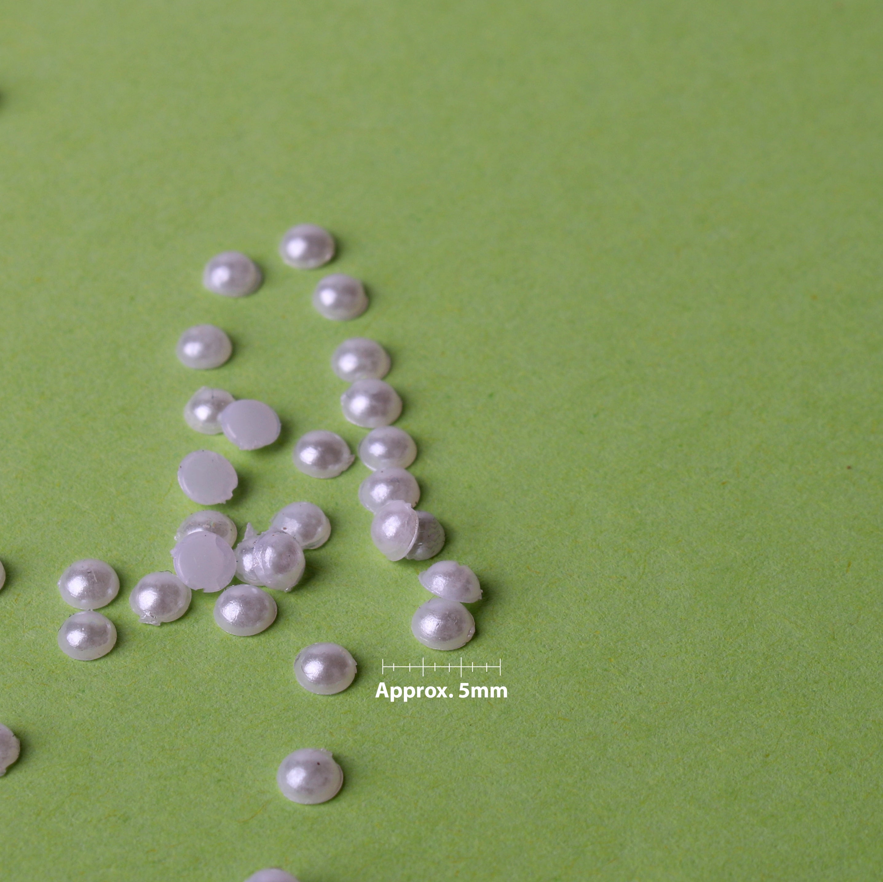 Beads Half Pearl White 5Mm 1kg