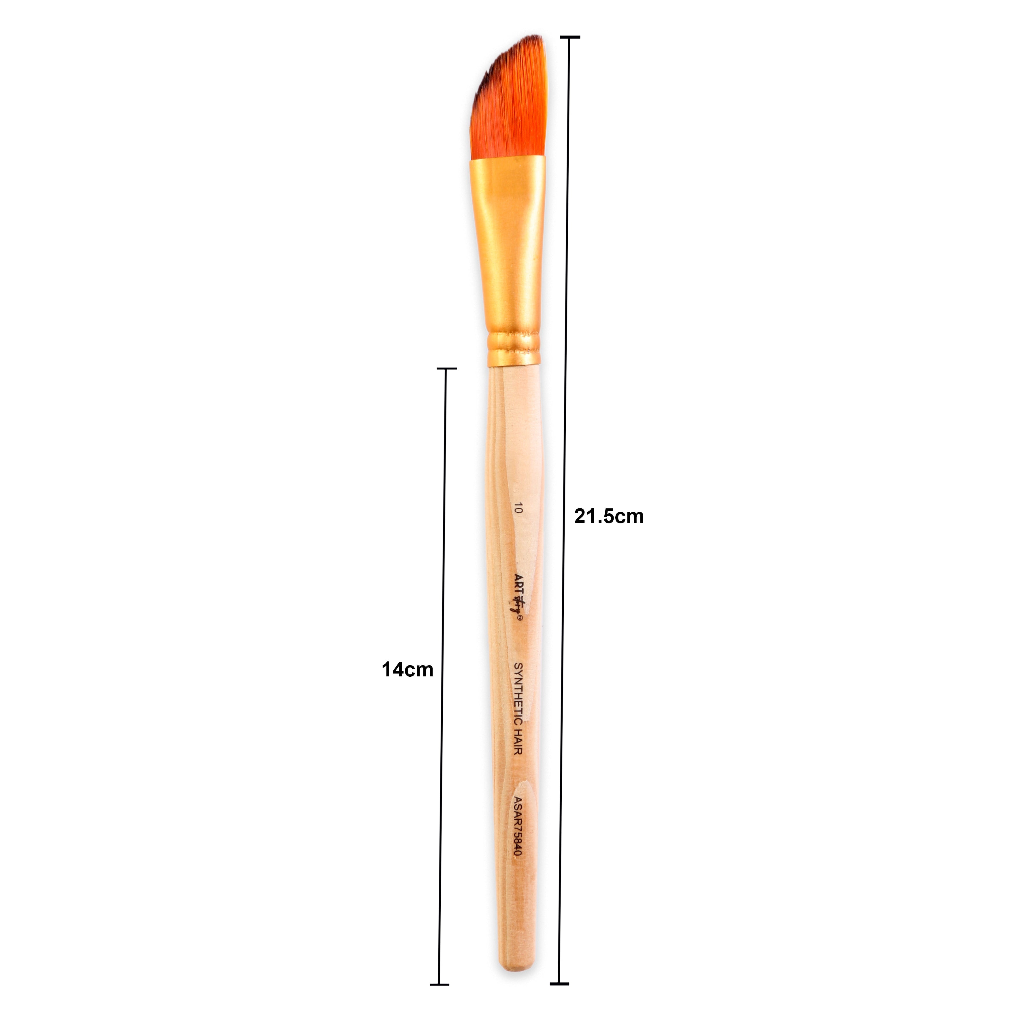 Dagger Brush Synthetic Hair Size 10 Handle Length 150mm