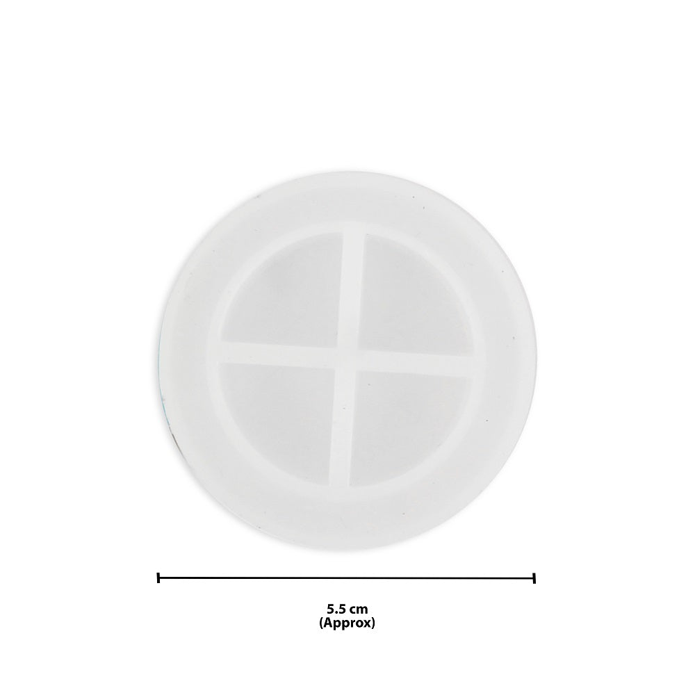 Silicone Mould Coaster And Stand Set H1.5 X 5inch Dia 1pc