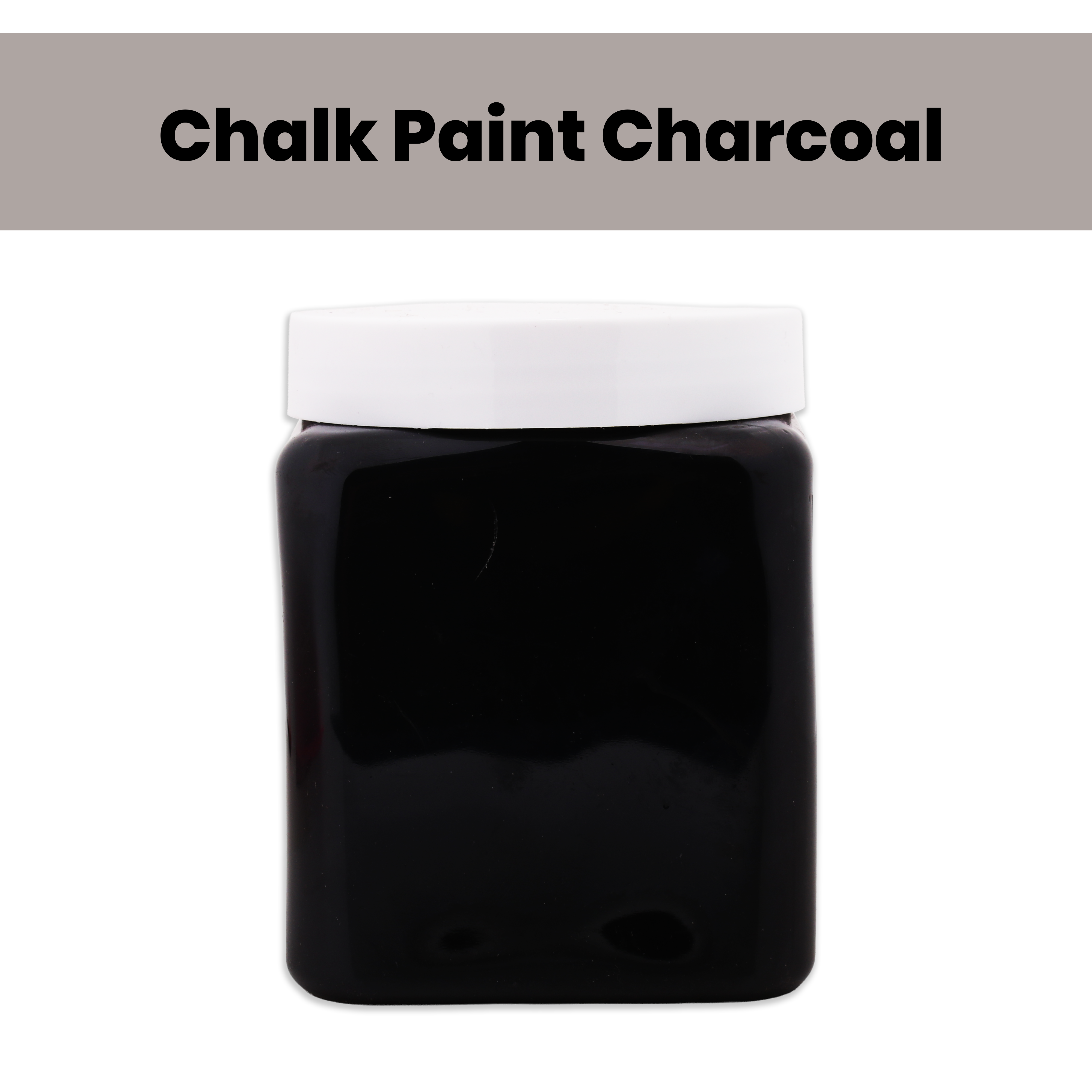Home Decor Chalk Paint Charcoal 1Litre X 2 Bottle