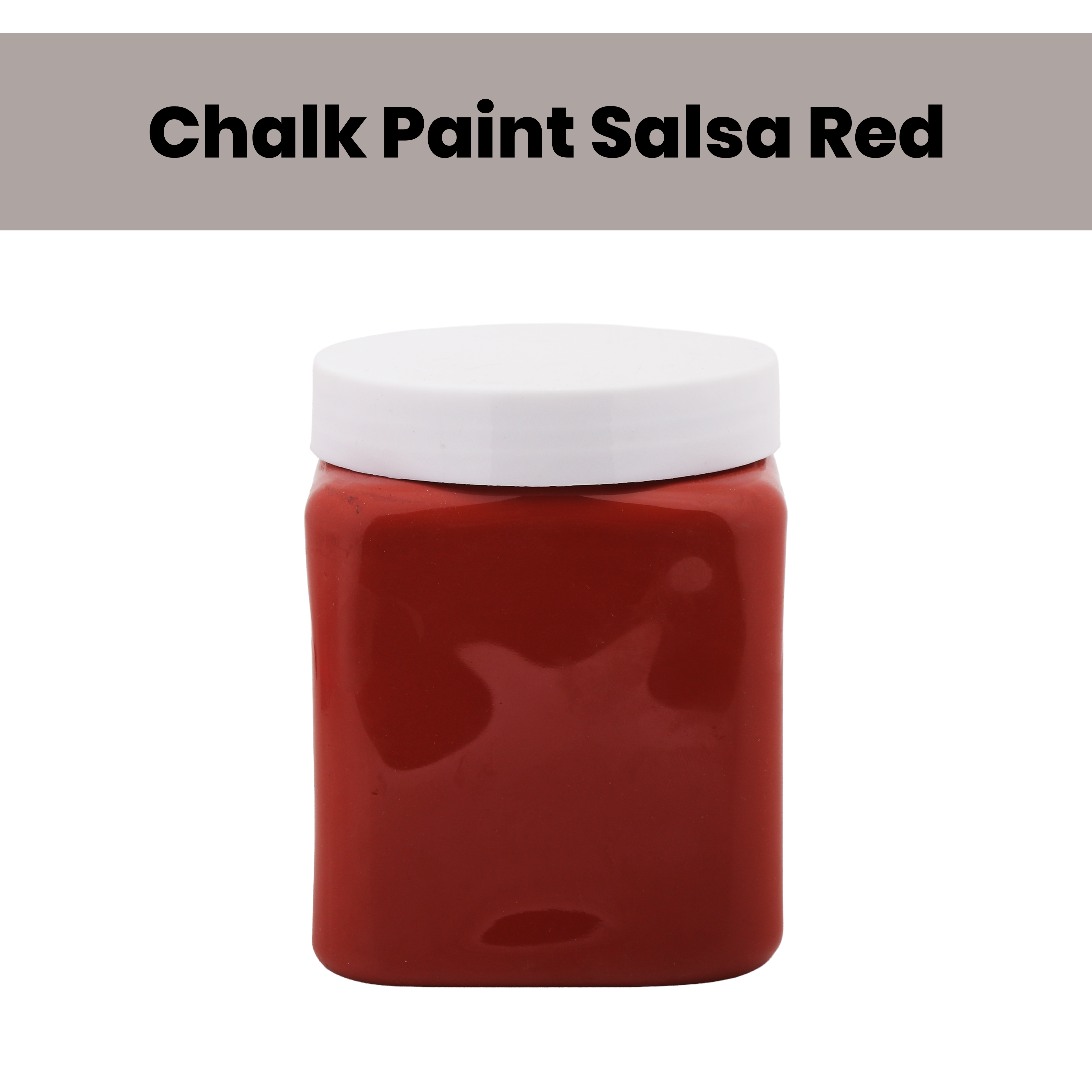 Home Decor Chalk Paint Salsa Red 1Litre X 2 Bottle