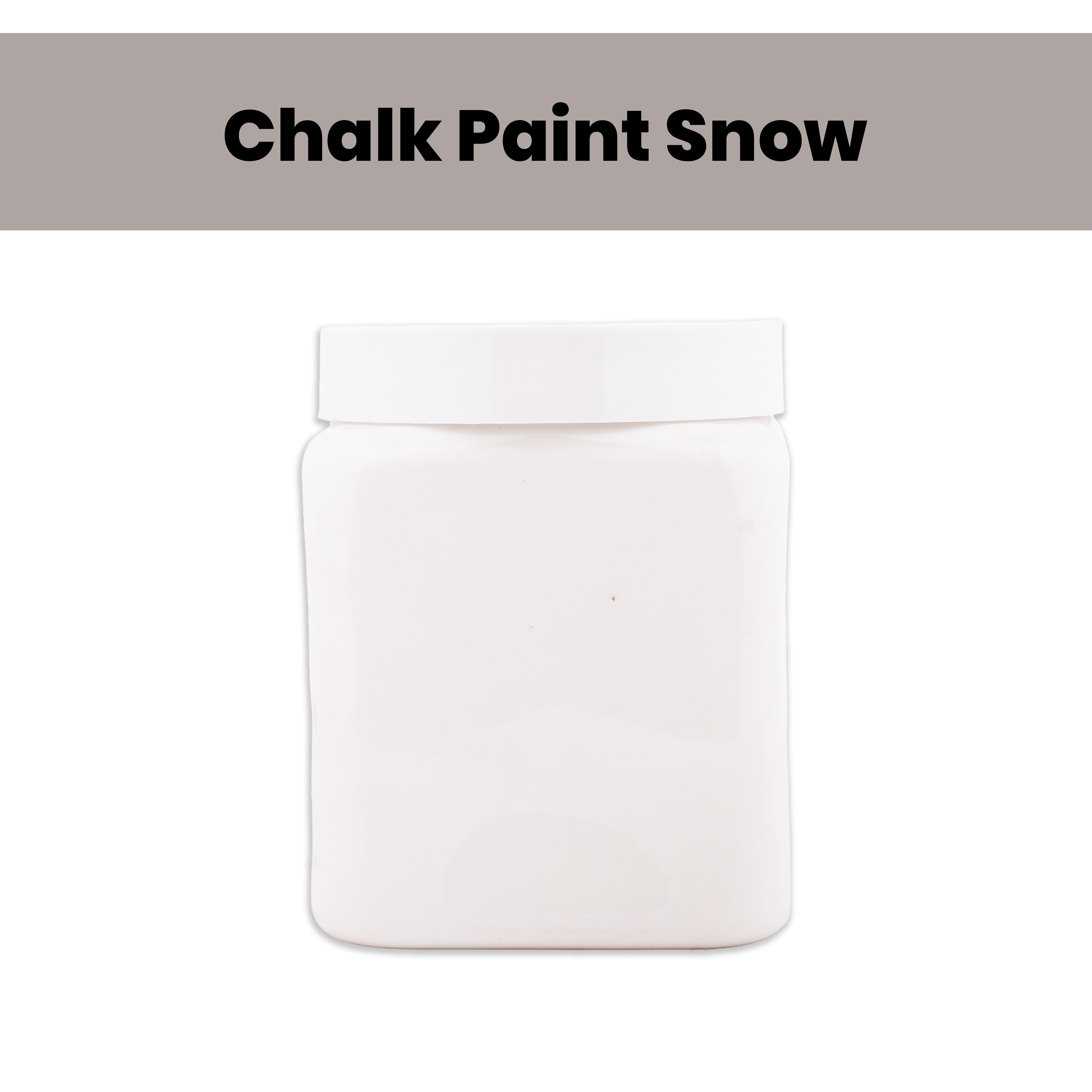 Home Decor Chalk Paint Snow 1Litre X 2 Bottle