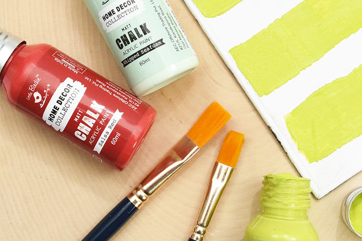 Home Decor Chalk Paint Kit Vibrant 6Pcs X 60ml