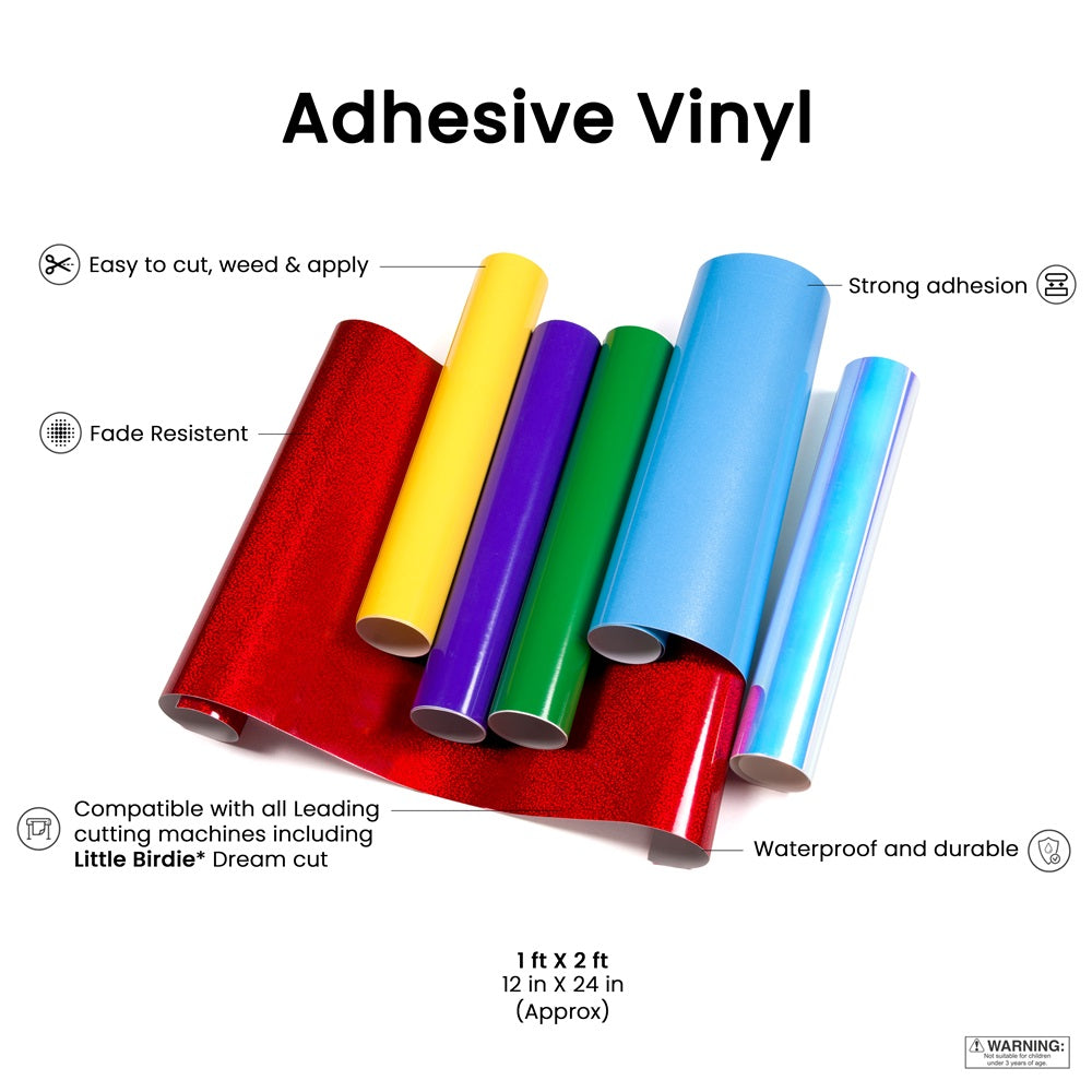 Vinyl Holographic Glitter Glitter Red 12Inch X 2ft 1Roll