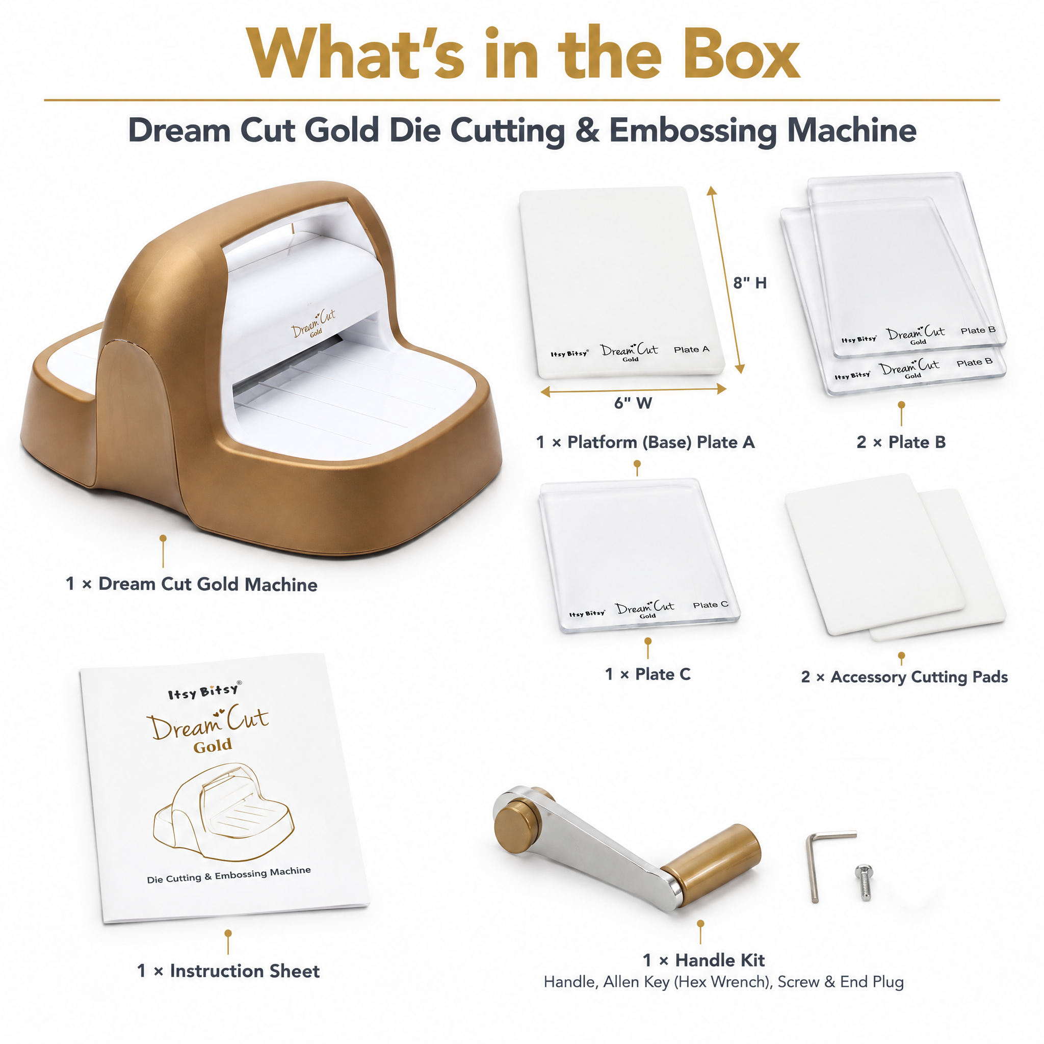 Dream Cut Machine Gold A5 1pc Box