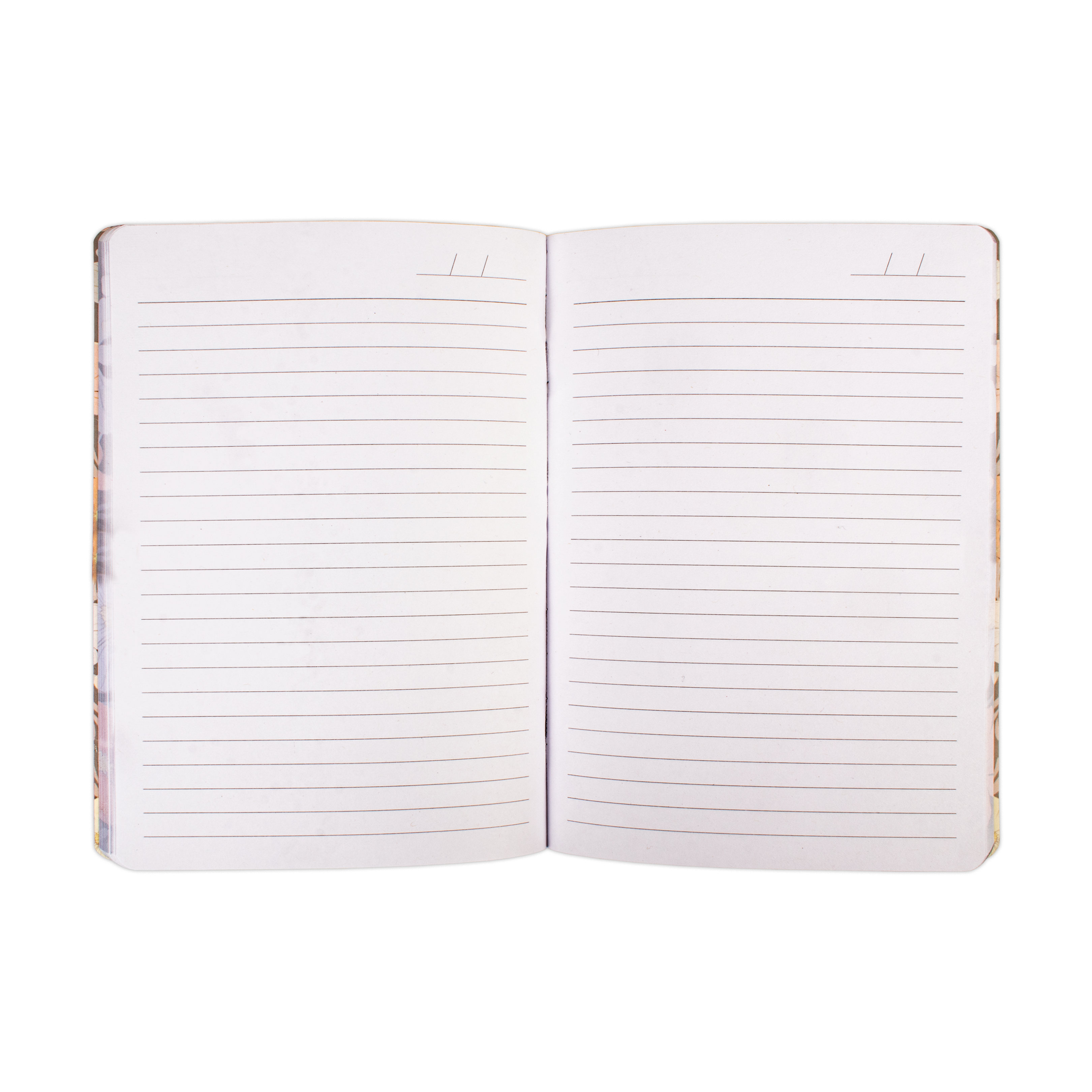 Softbound Ruled Notebook Flower Edge Printed A5 128pages 100gsm