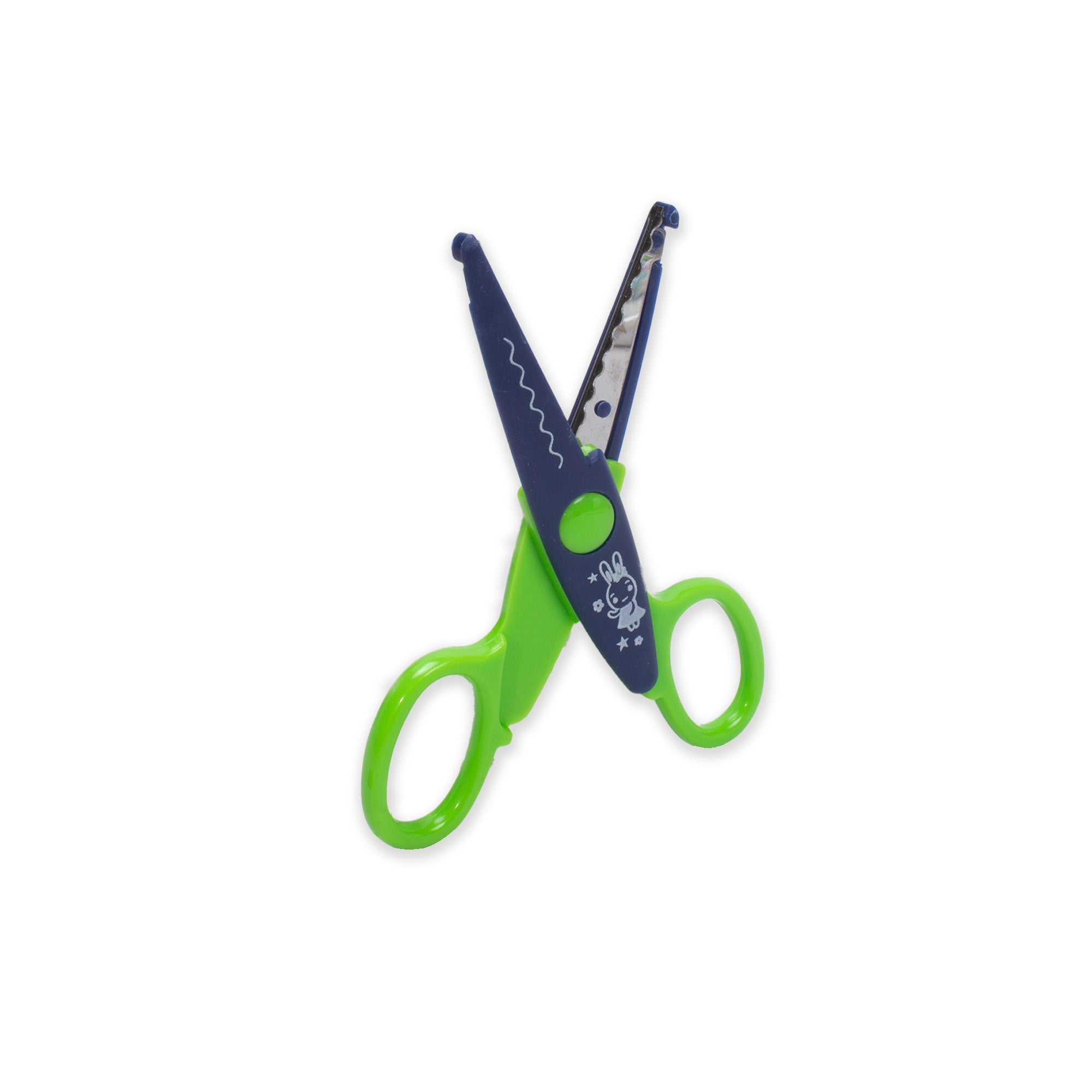Kids Scissors Ornate Curve Design Cutting 1pcs (Assorted)