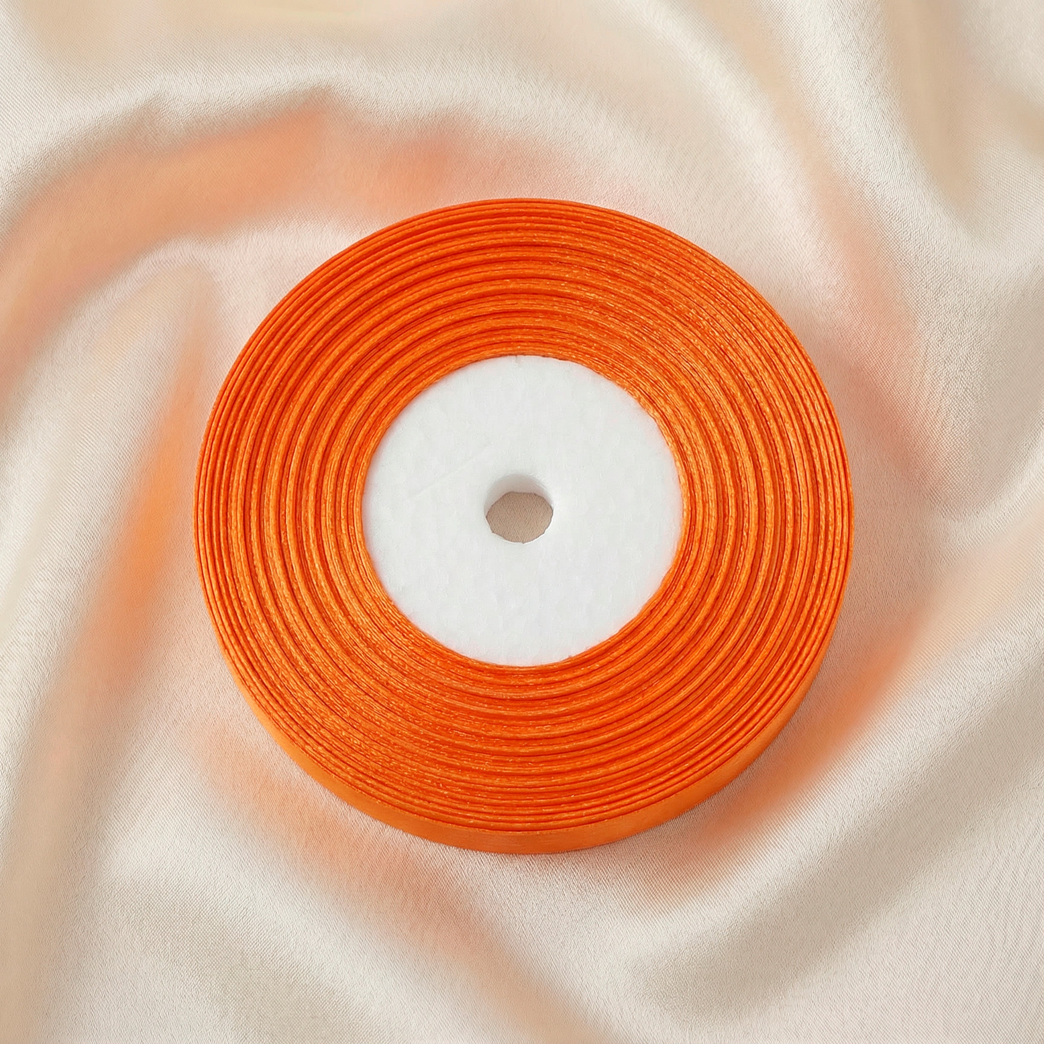 Satin Ribbon 25Mm 50Mtr Orange