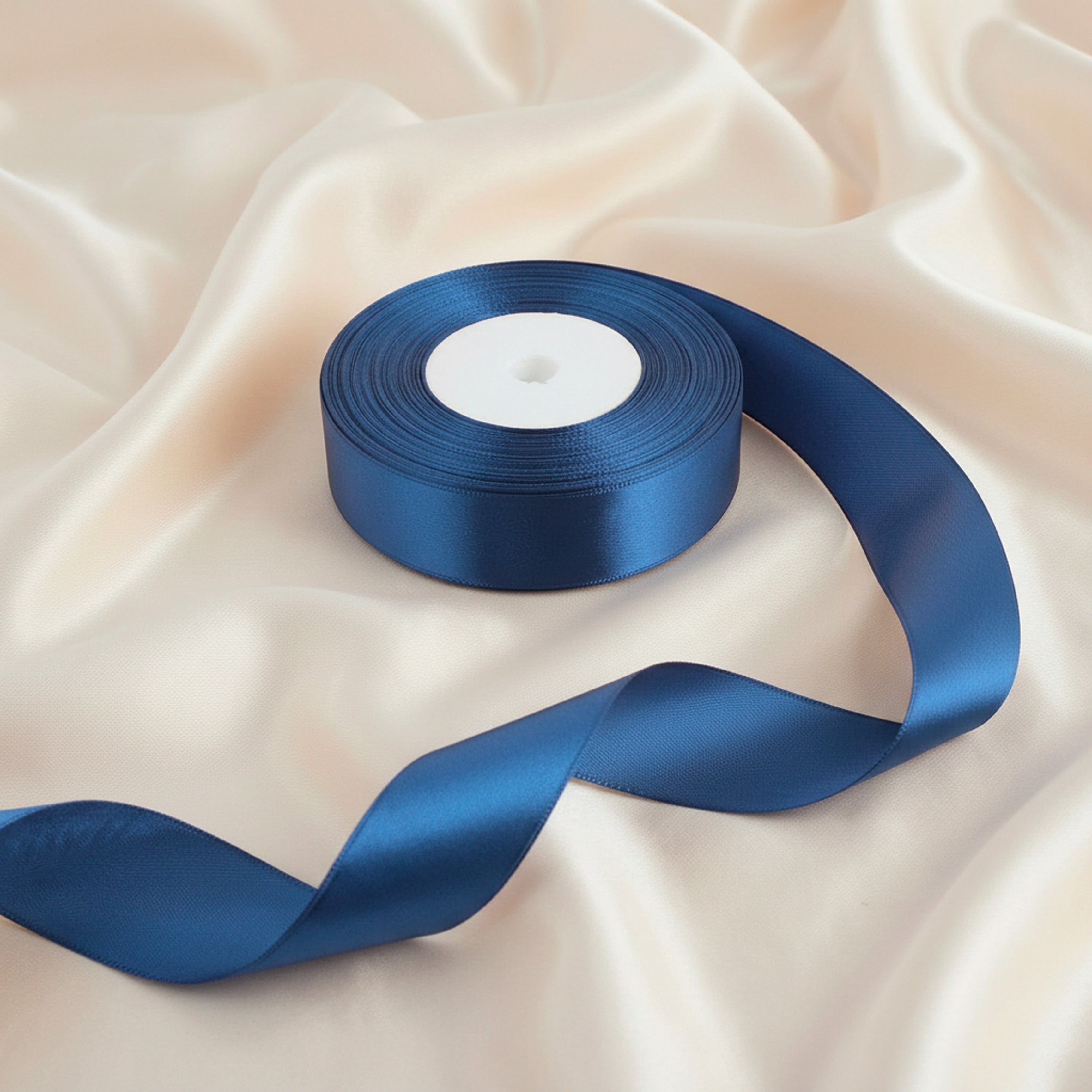 Satin Ribbon 25Mm 50Mtr Baby Blue