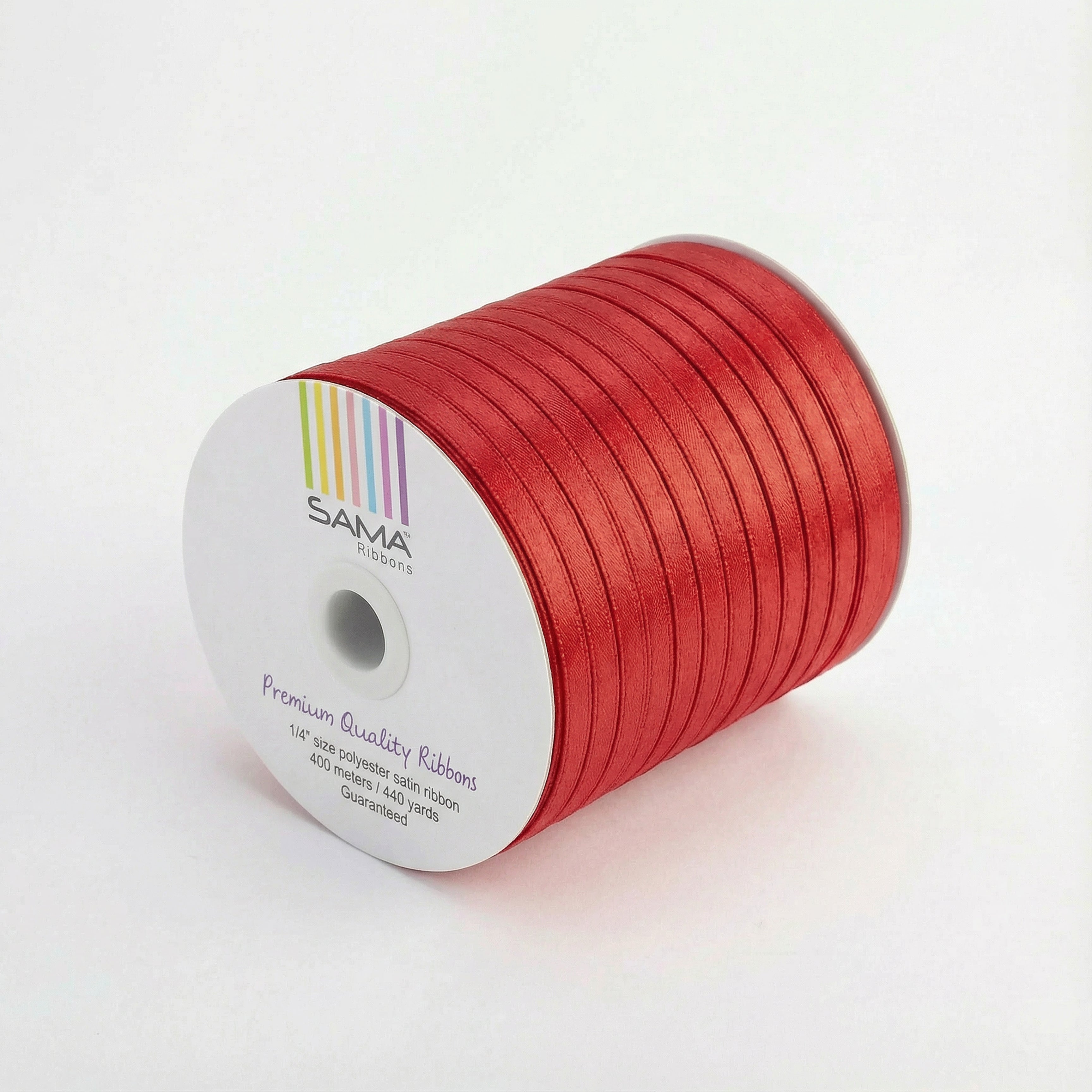 Satin Ribbon 6Mm 400Mtr Red