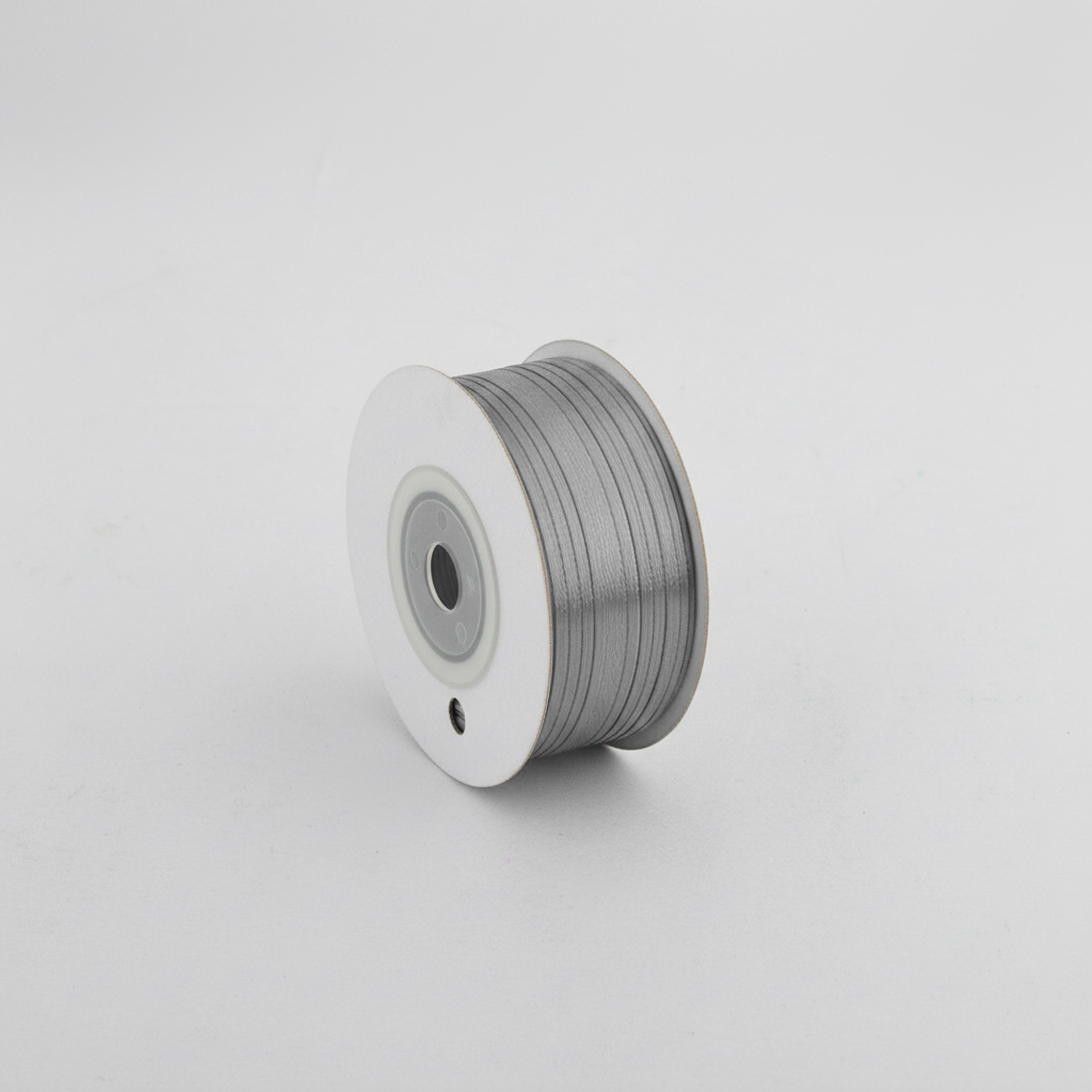 Satin Ribbon 3Mm 60Mtr Silver